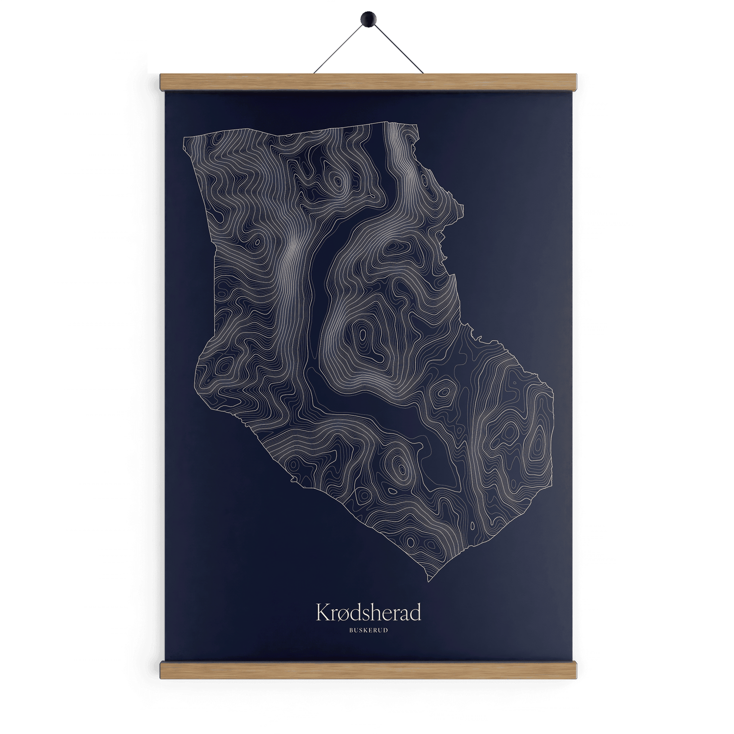Krødsherad kotekart - Vinternatt