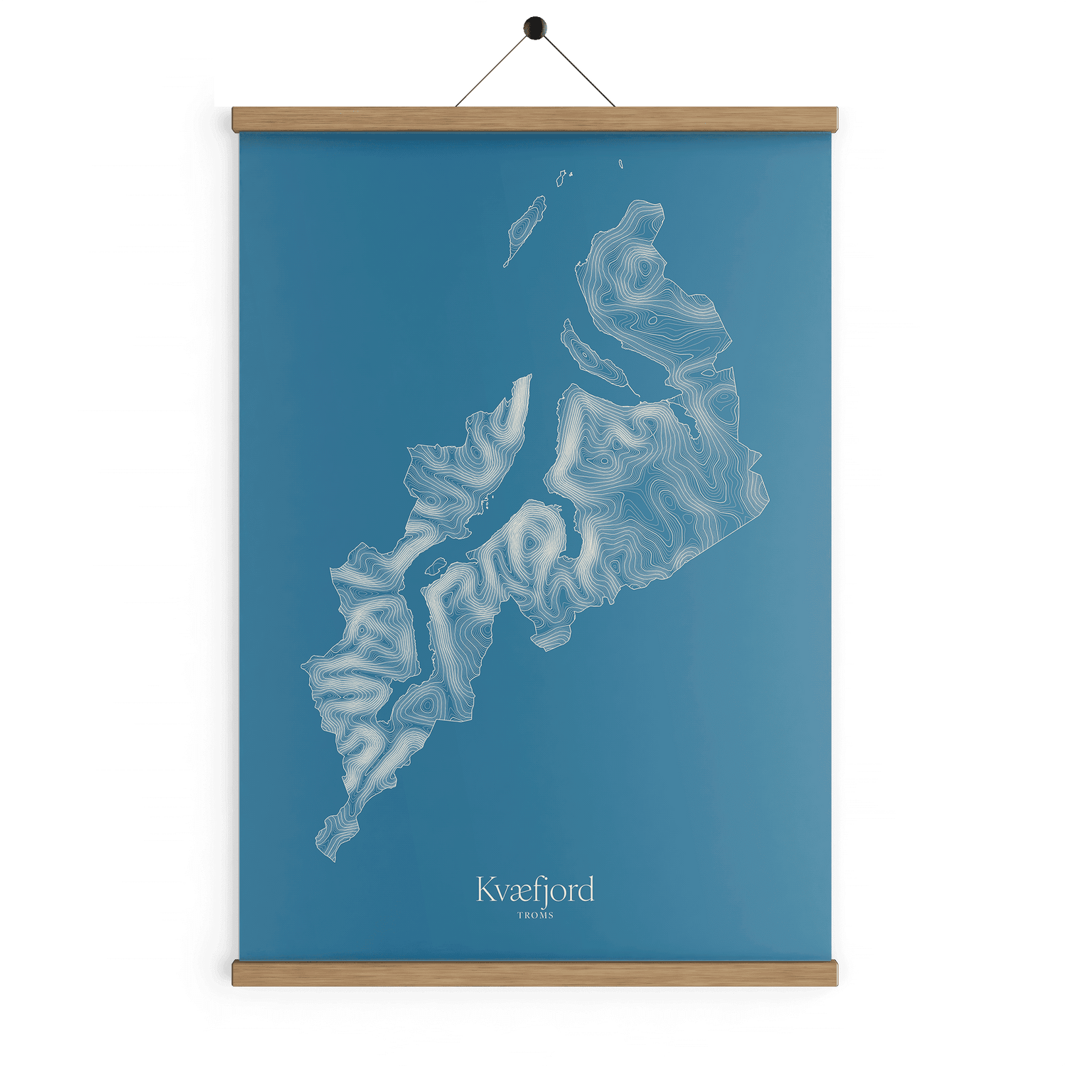 Kvæfjord kotekart - Himmelblå