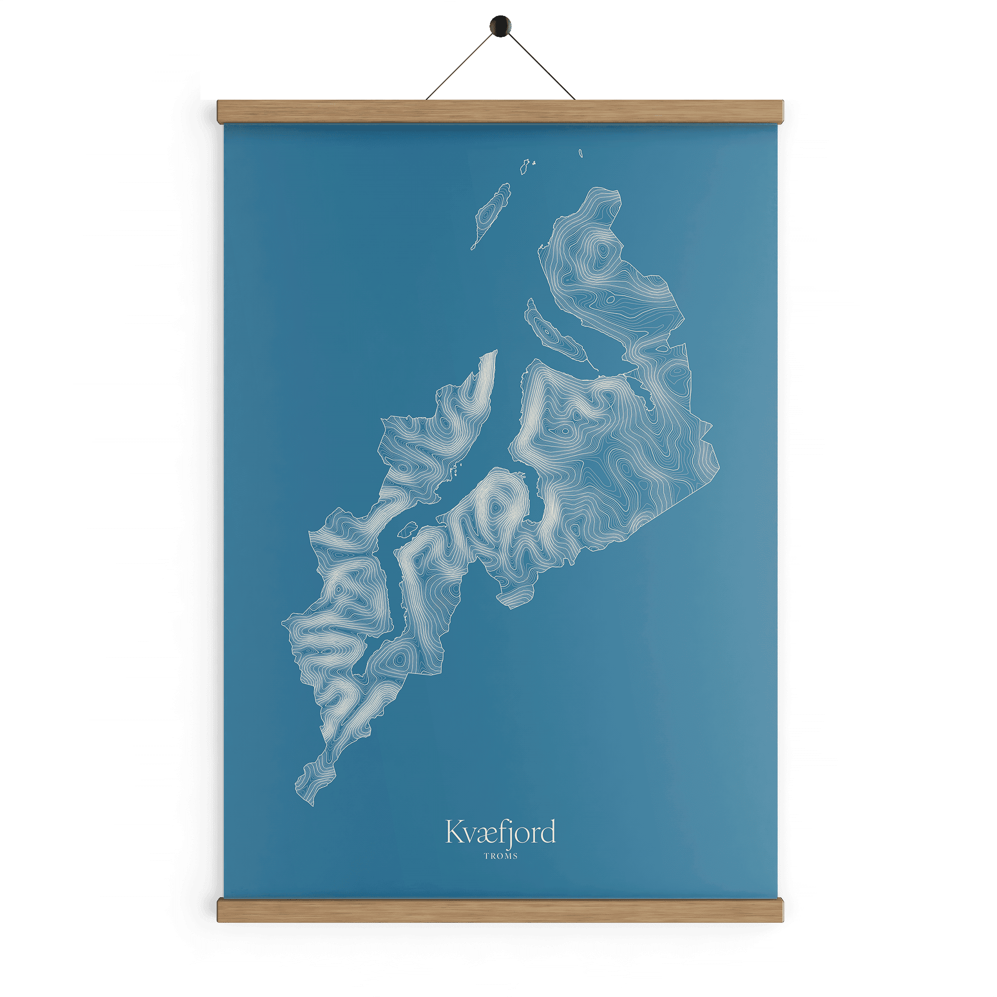 Kvæfjord kotekart - Himmelblå