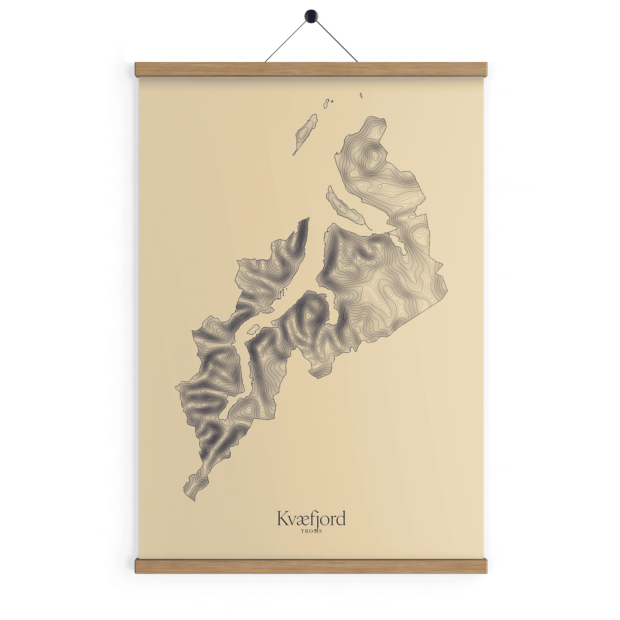 Kvæfjord kotekart - Sandstein