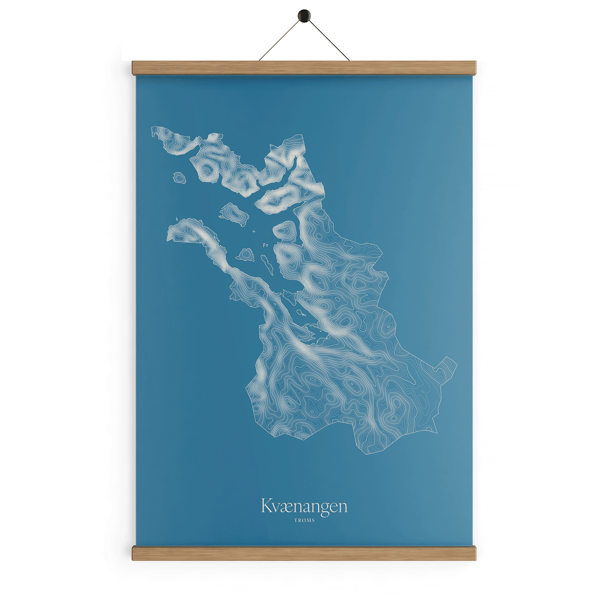 Kvænangen kotekart - Himmelblå