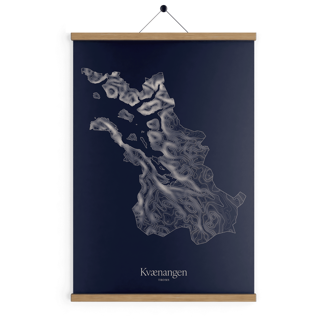 Kvænangen kotekart - Vinternatt