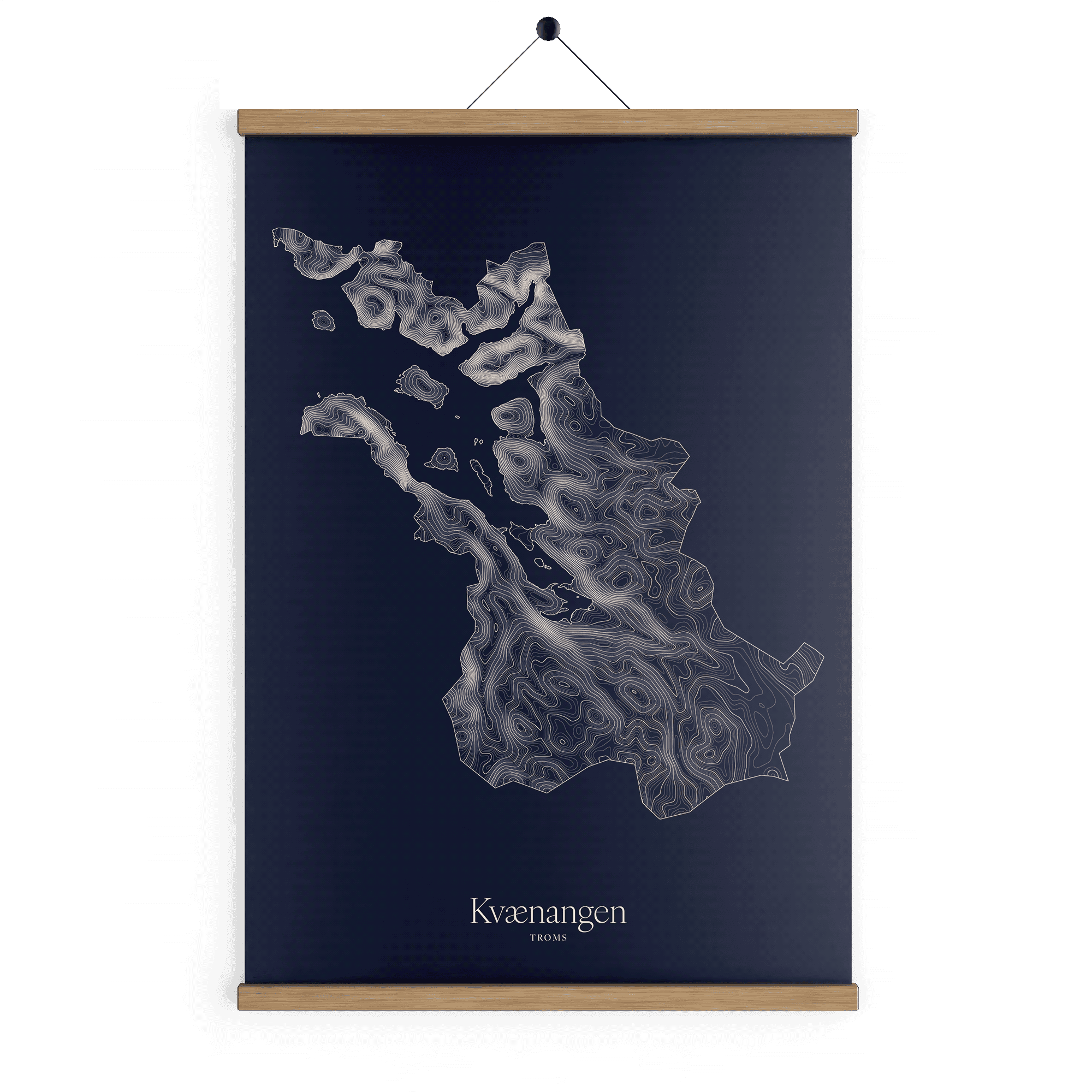 Kvænangen kotekart - Vinternatt