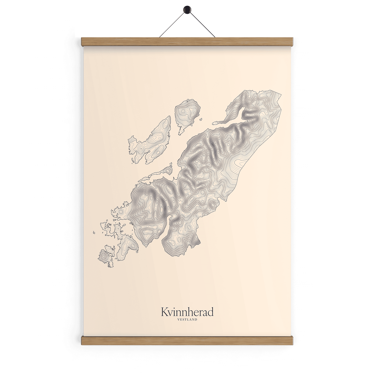 Kvinnherad kotekart - Bomull