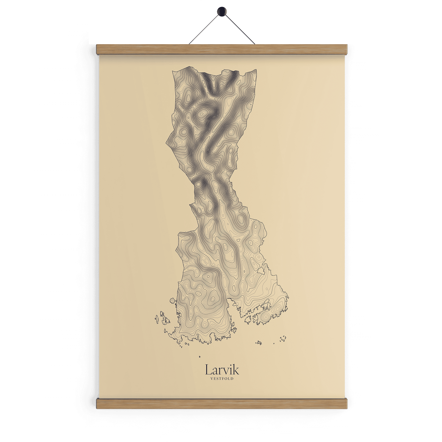 Larvik kotekart - Sandstein