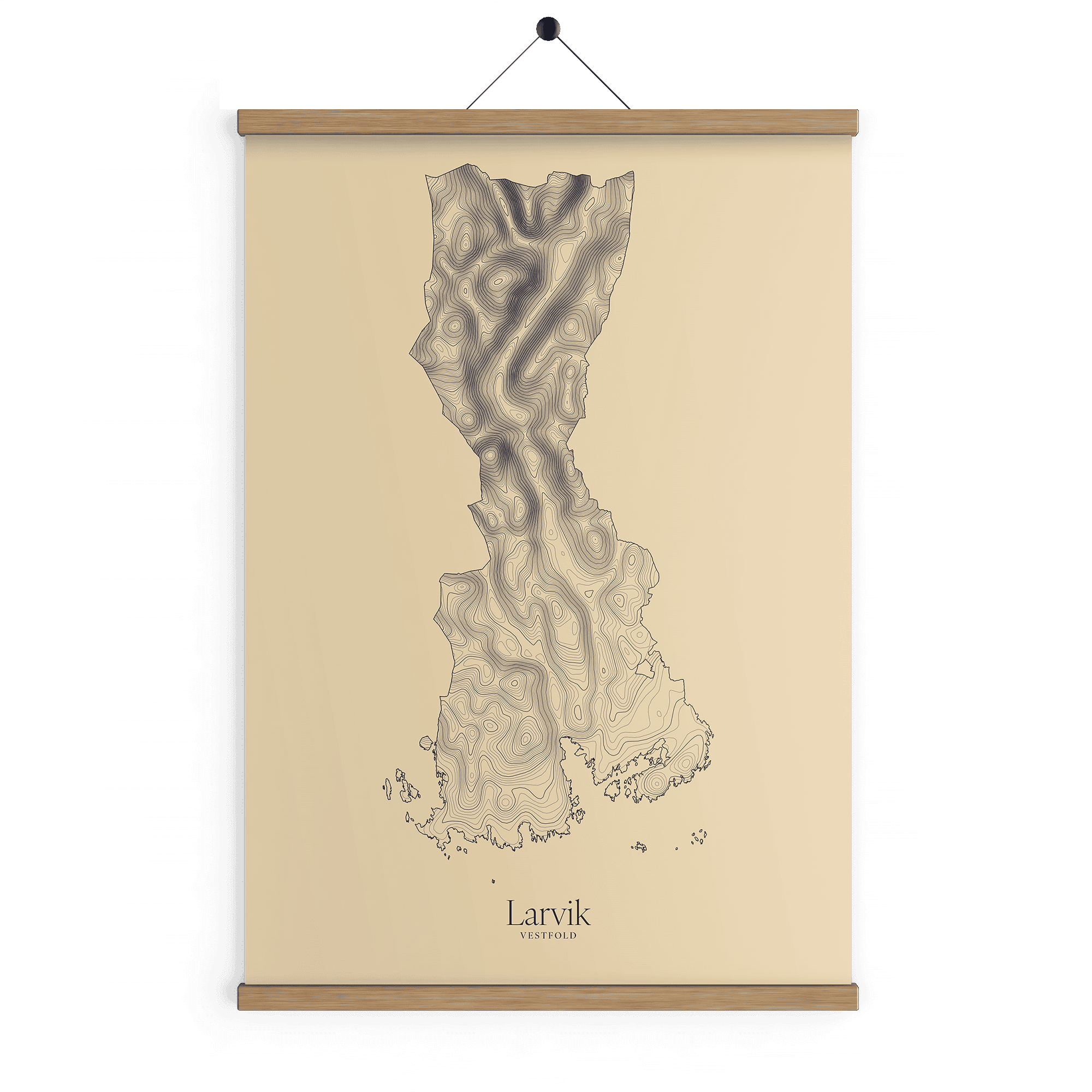Larvik kotekart - Sandstein