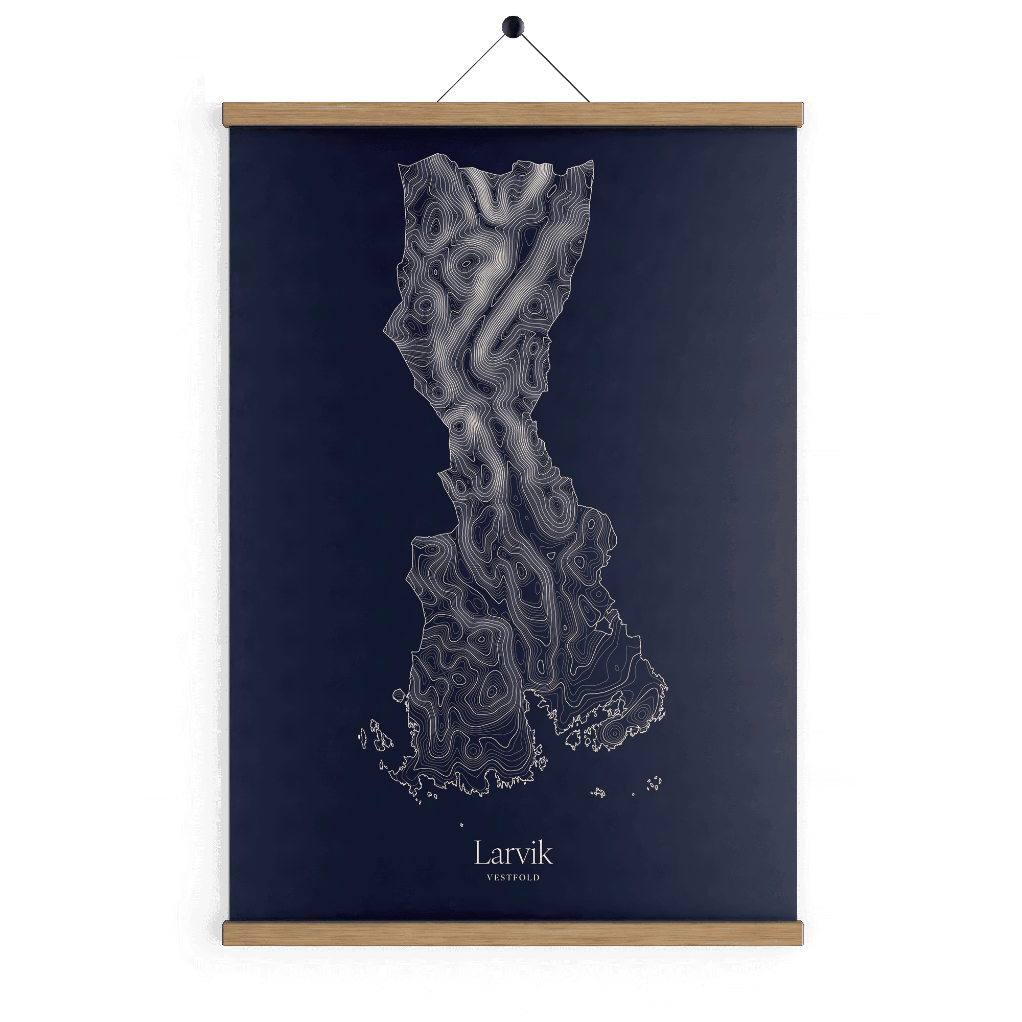 Larvik kotekart - Vinternatt