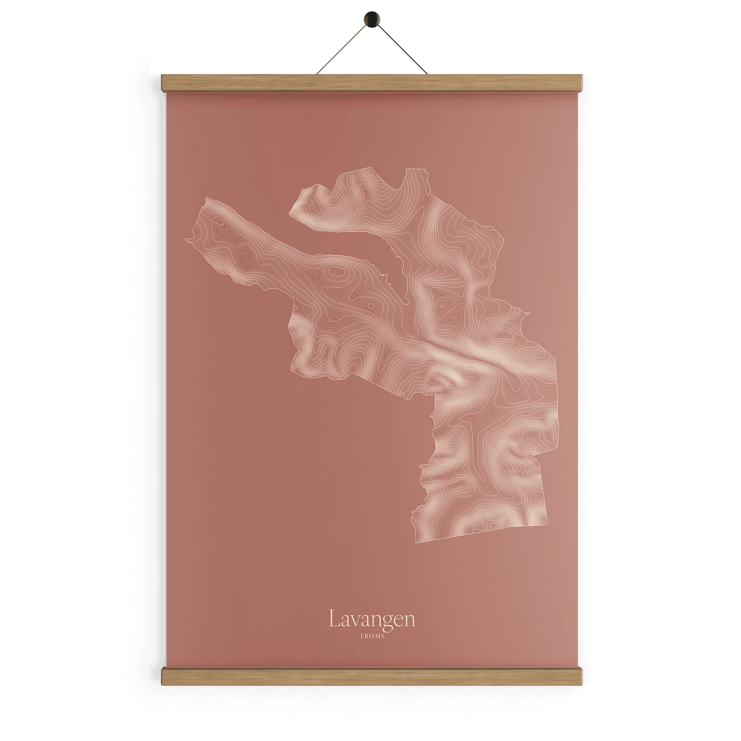 Lavangen - Rustrød