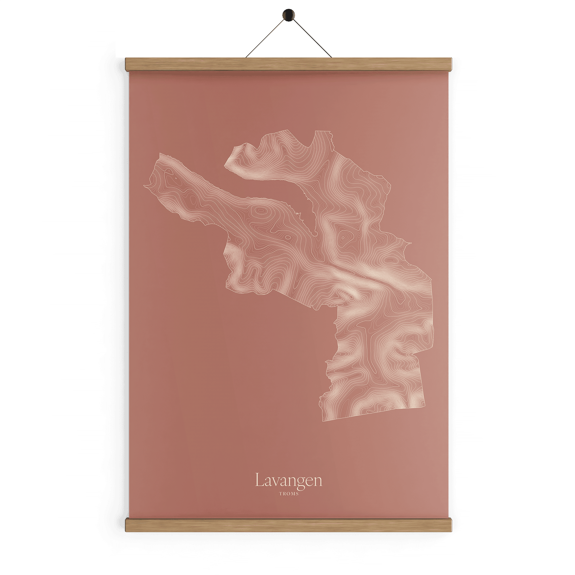 Lavangen - Rustrød