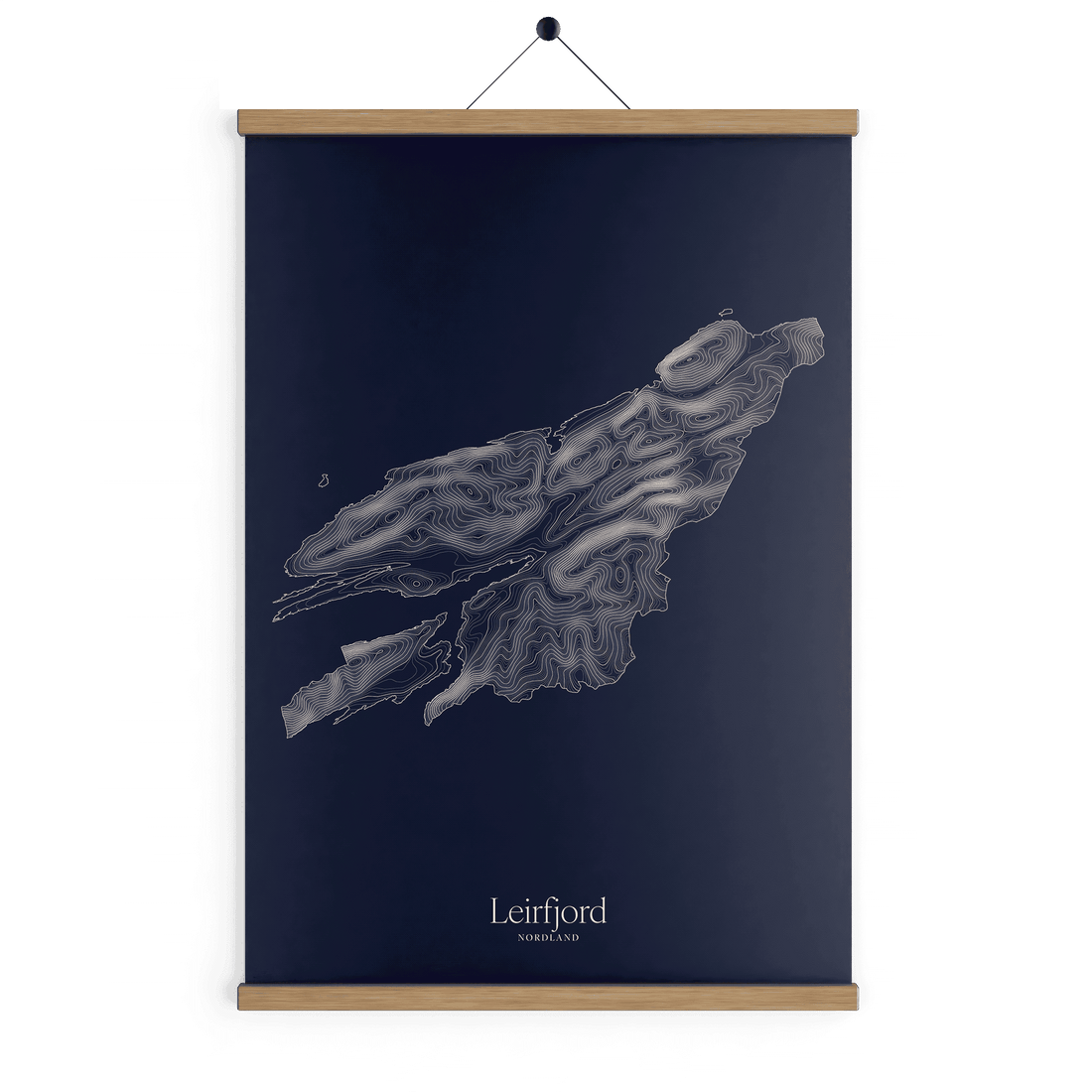 Leirfjord kotekart - Vinternatt