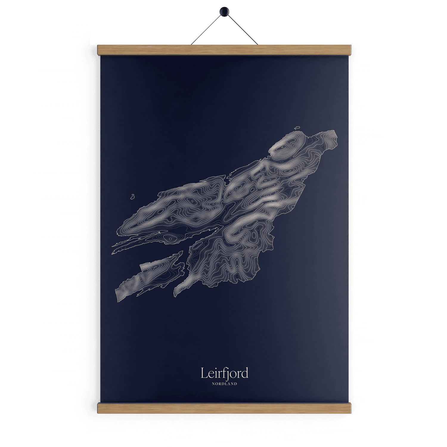 Leirfjord kotekart - Vinternatt