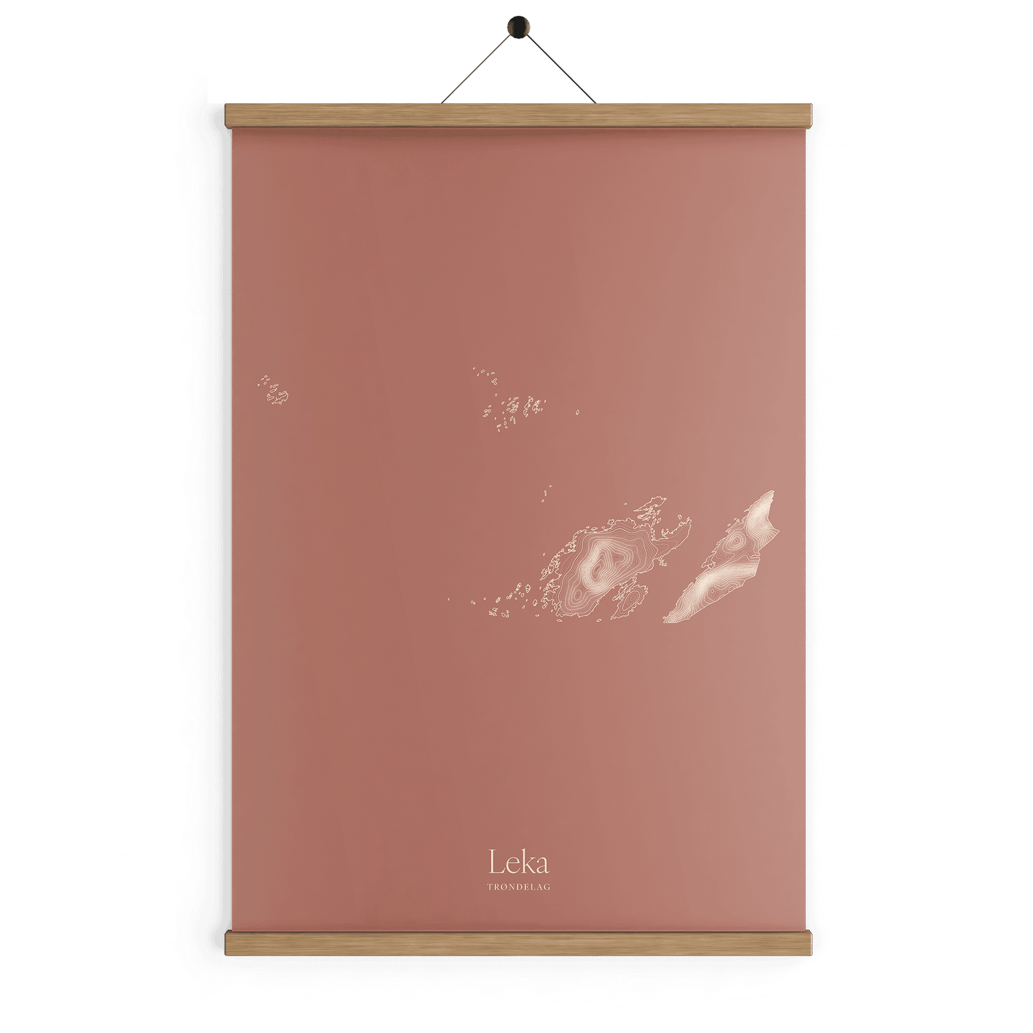 Leka kotekart - Rustrød