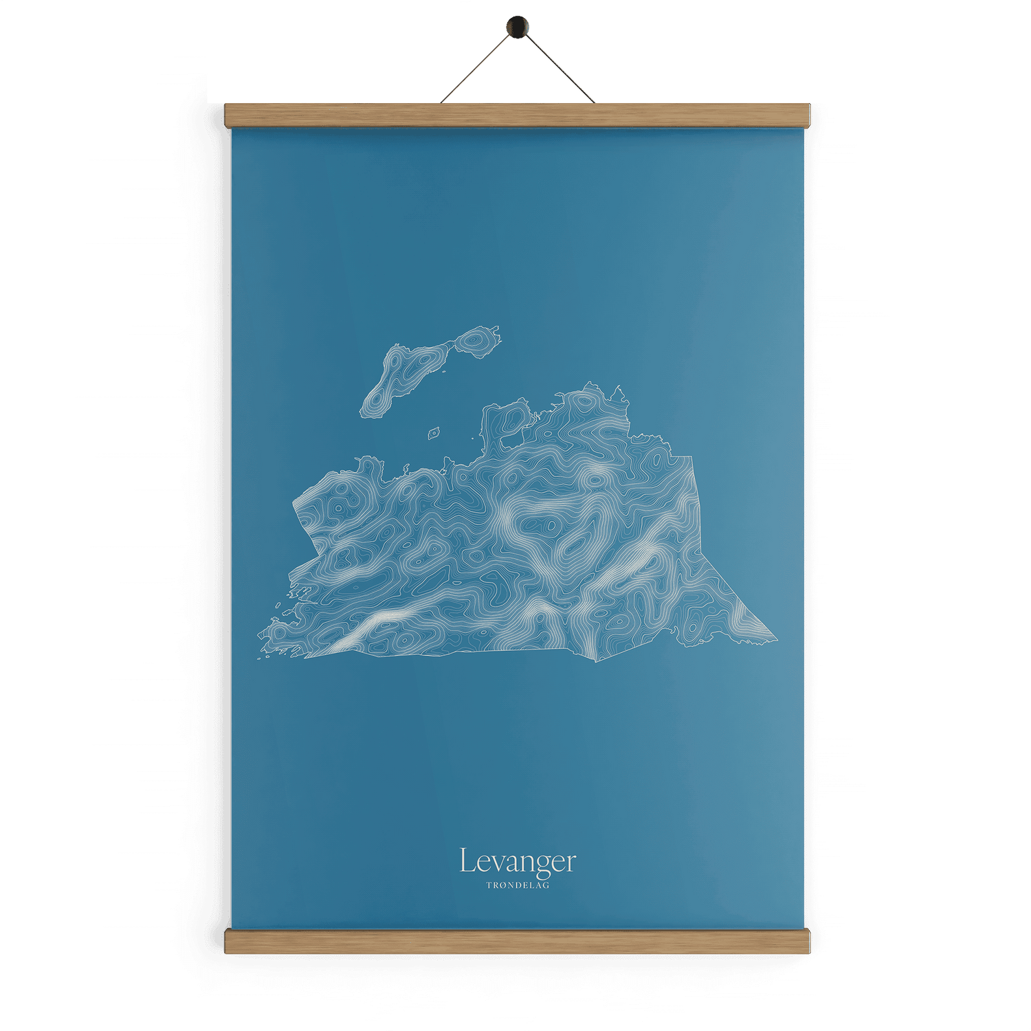 Levanger kotekart - Himmelblå