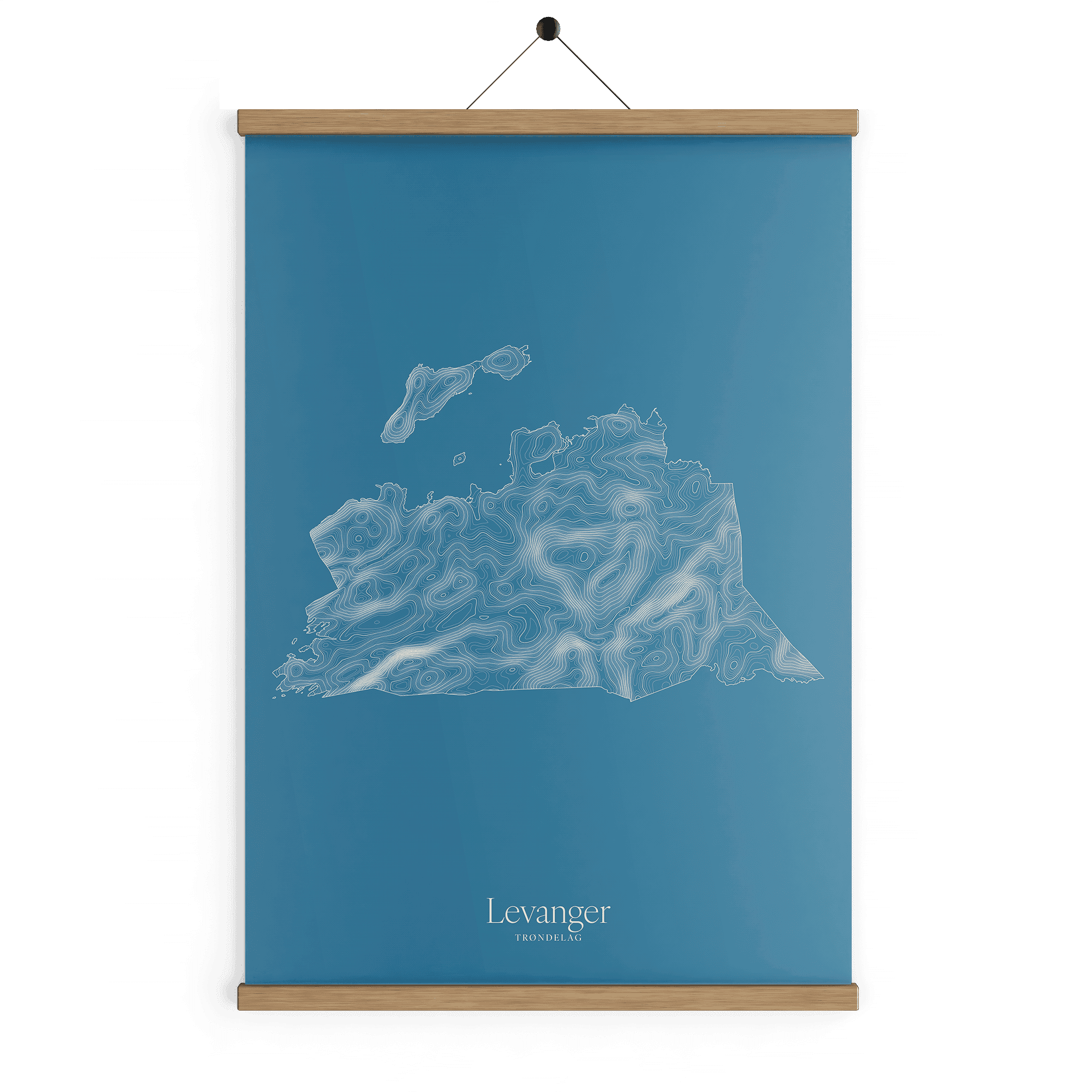 Levanger kotekart - Himmelblå