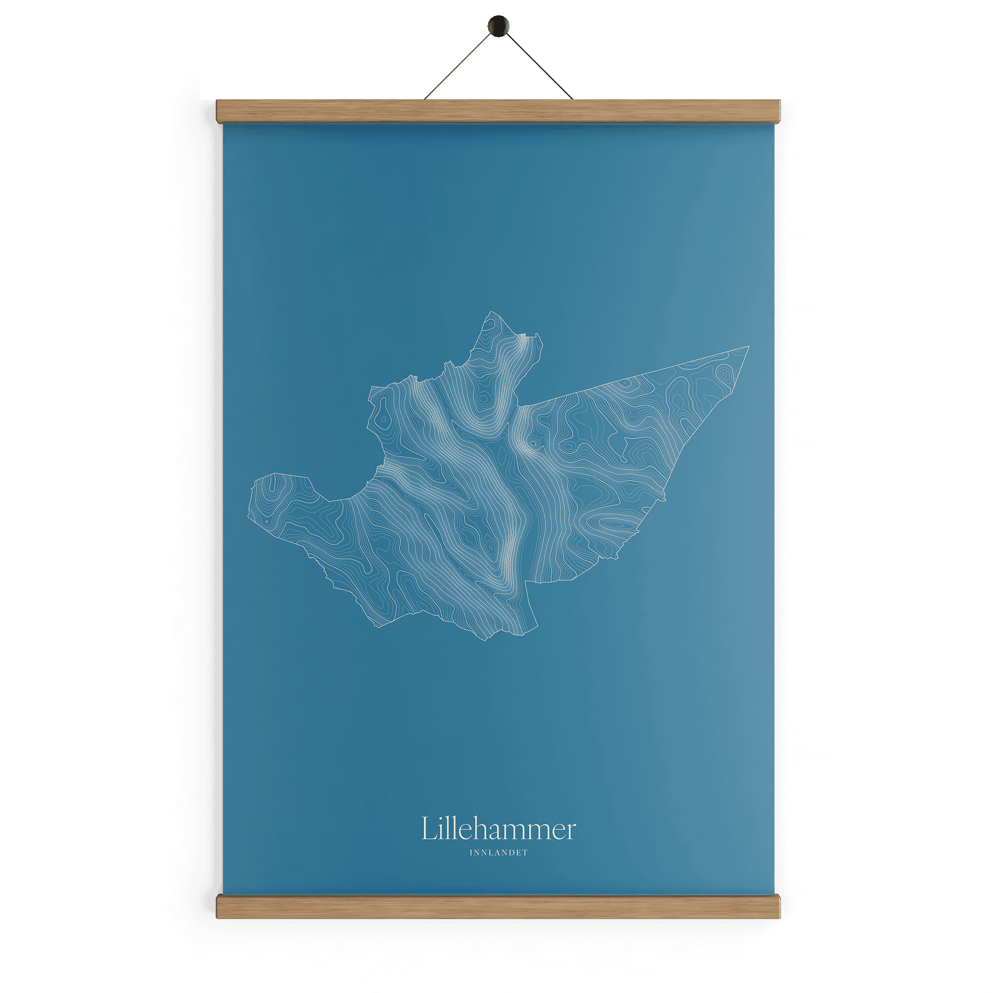 Lillehammer kotekart - Himmelblå
