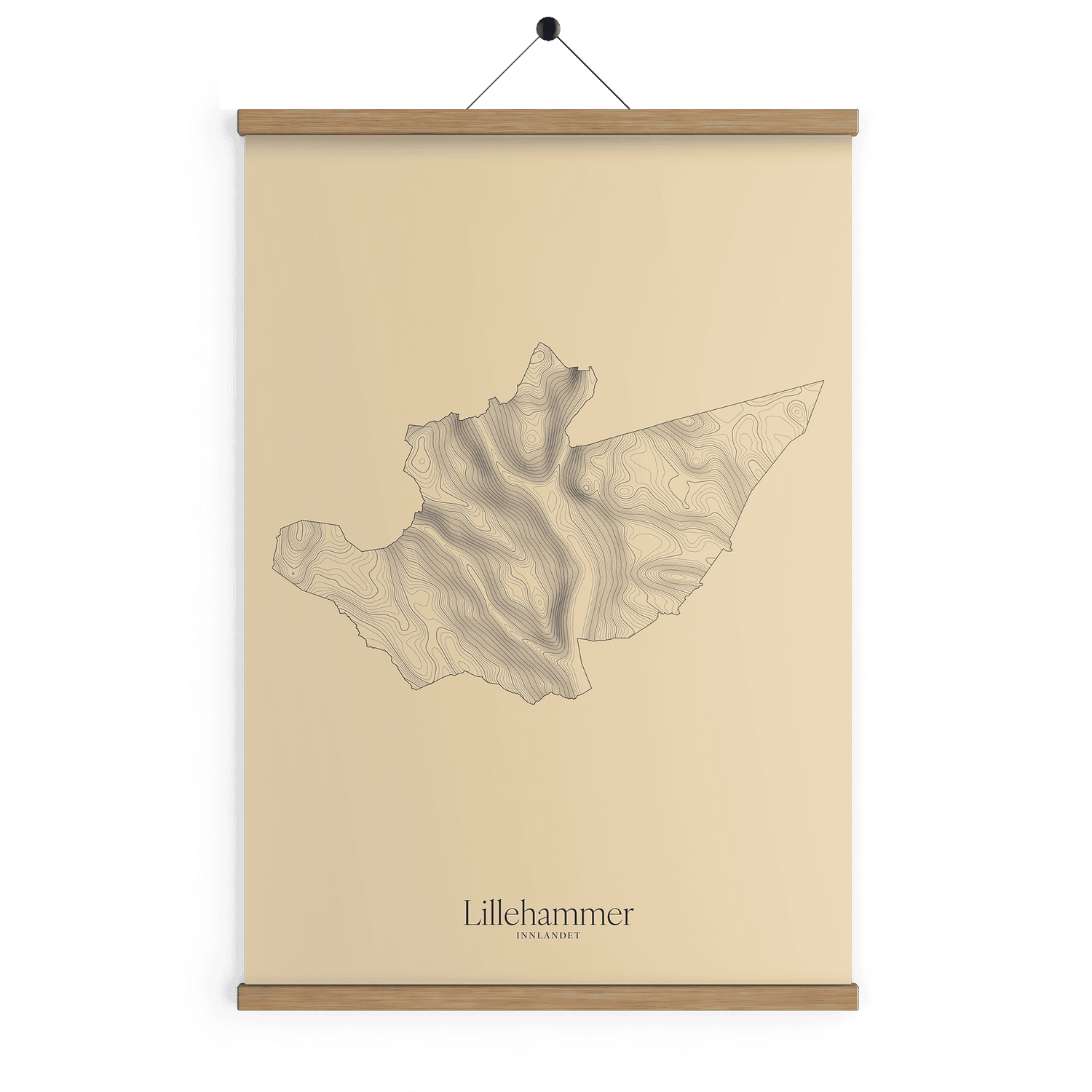 Lillehammer kotekart - Sandstein