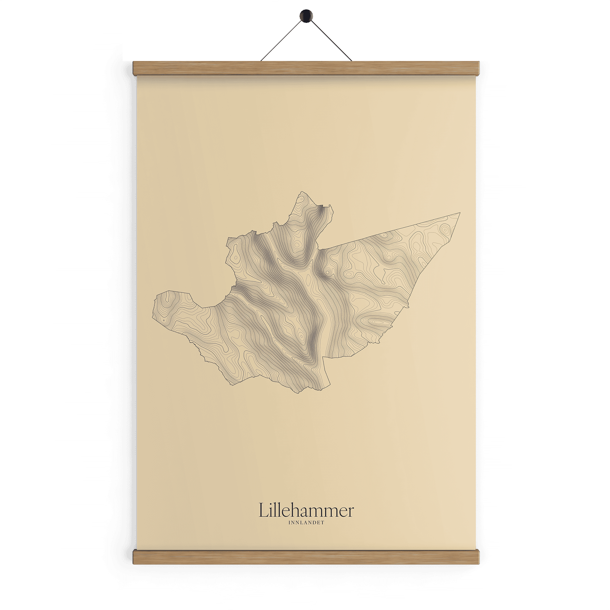 Lillehammer kotekart - Sandstein
