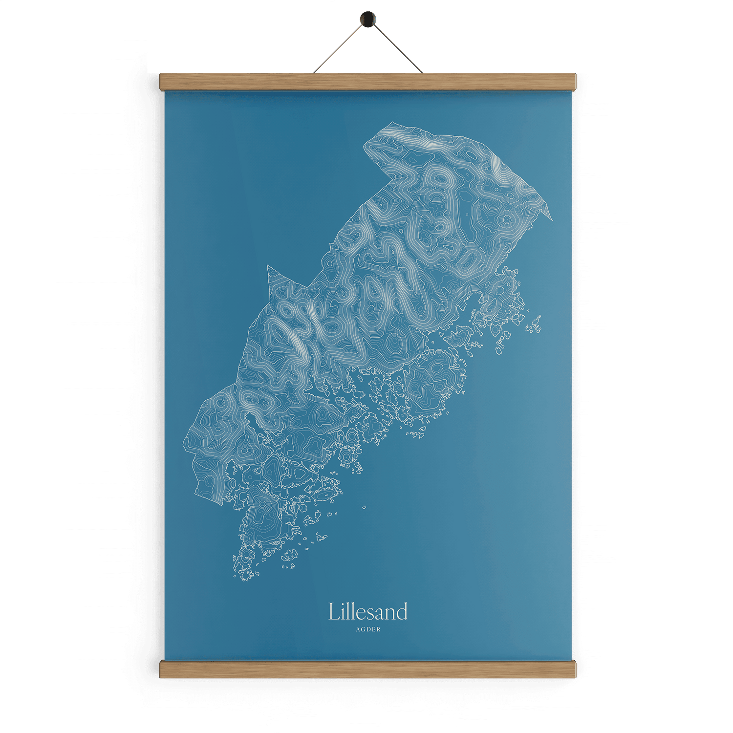 Lillesand kotekart - Himmelblå