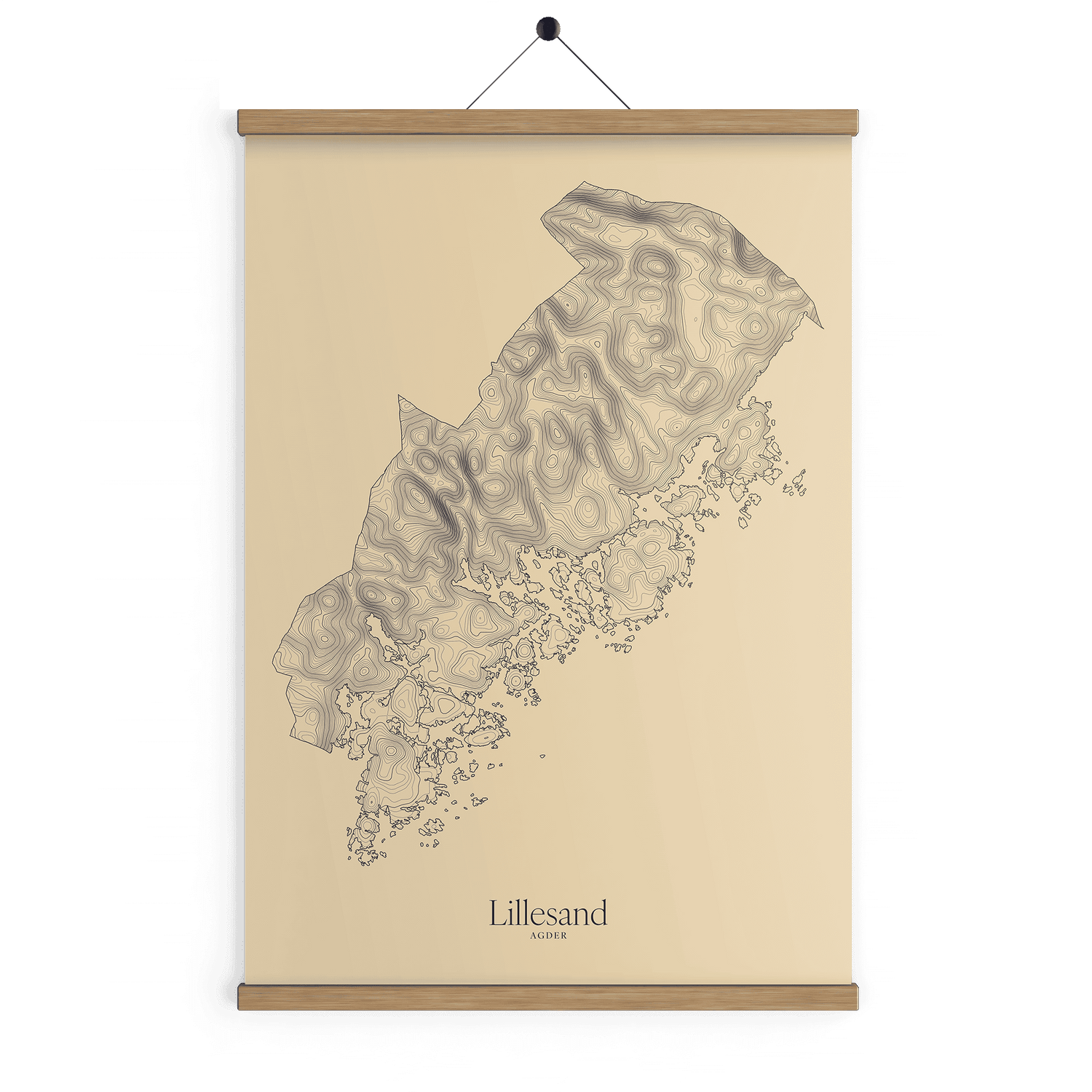 Lillesand kotekart - Sandstein