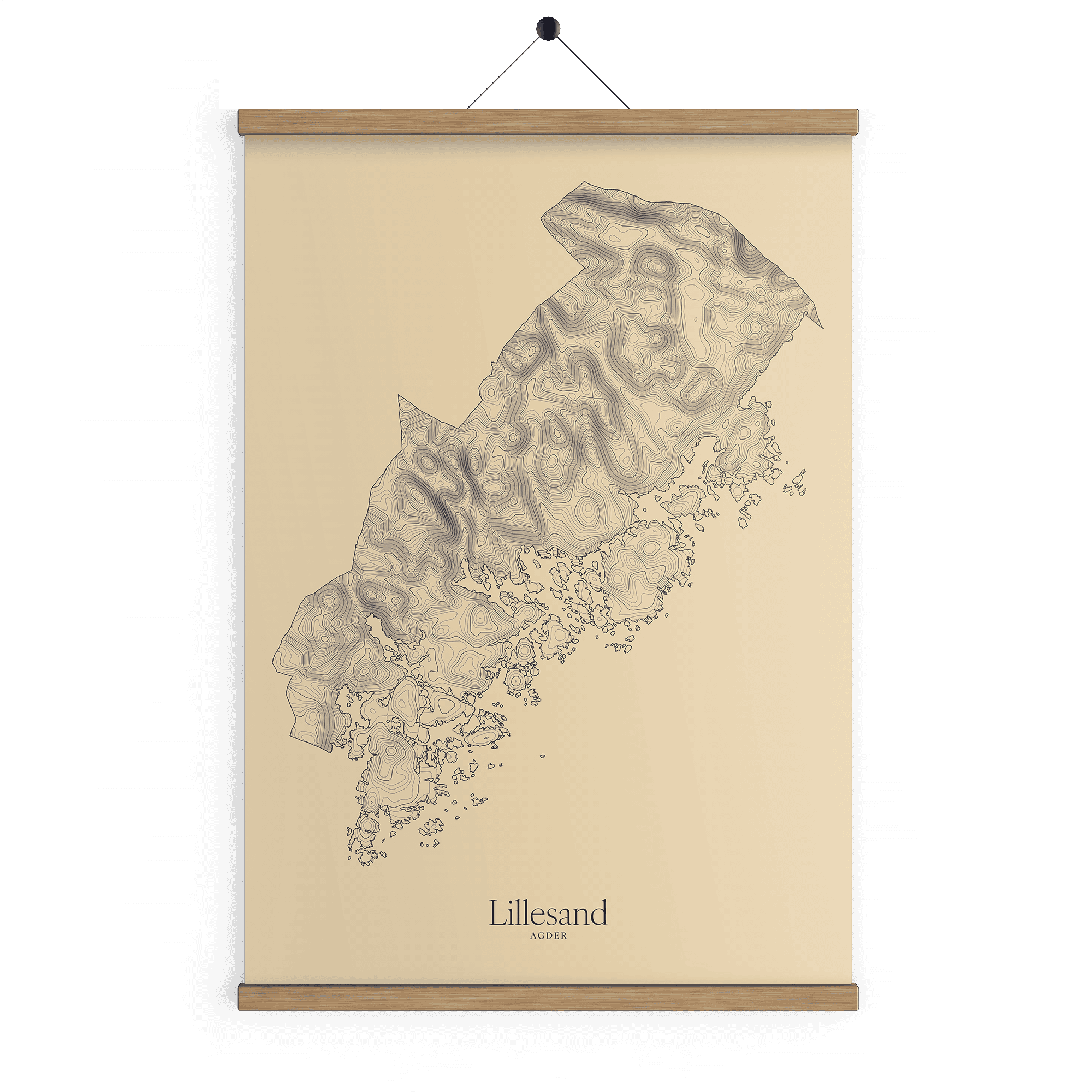Lillesand kotekart - Sandstein