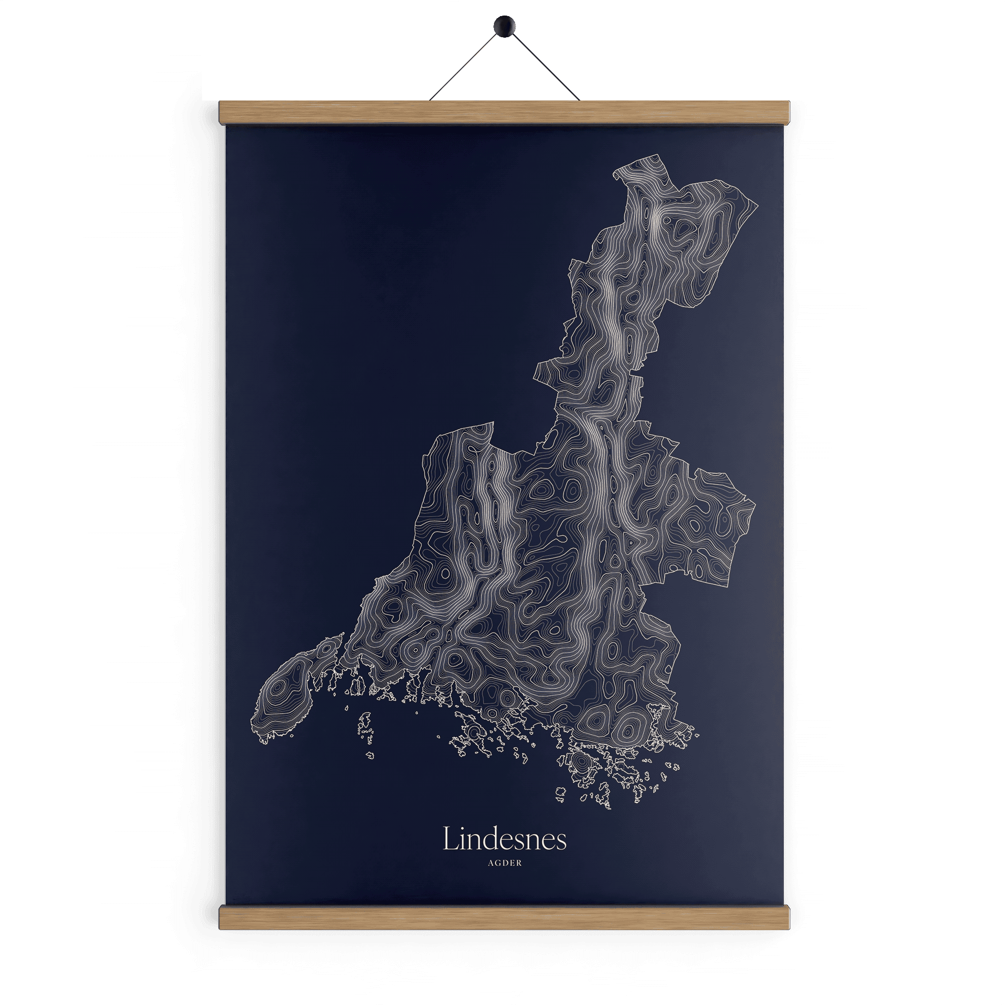 Lindesnes kotekart - Vinternatt