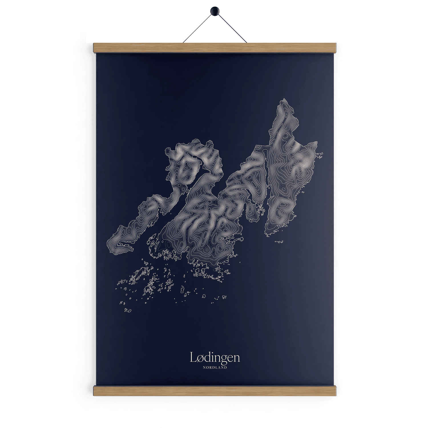 Lødingen kotekart - Vinternatt