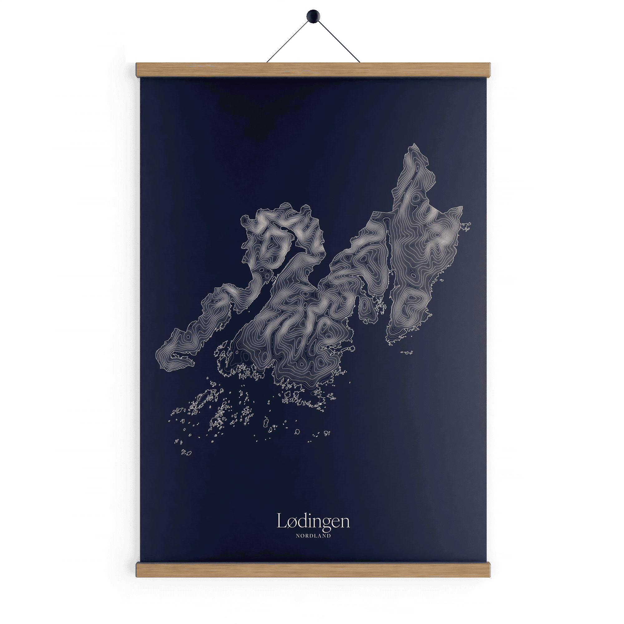 Lødingen kotekart - Vinternatt