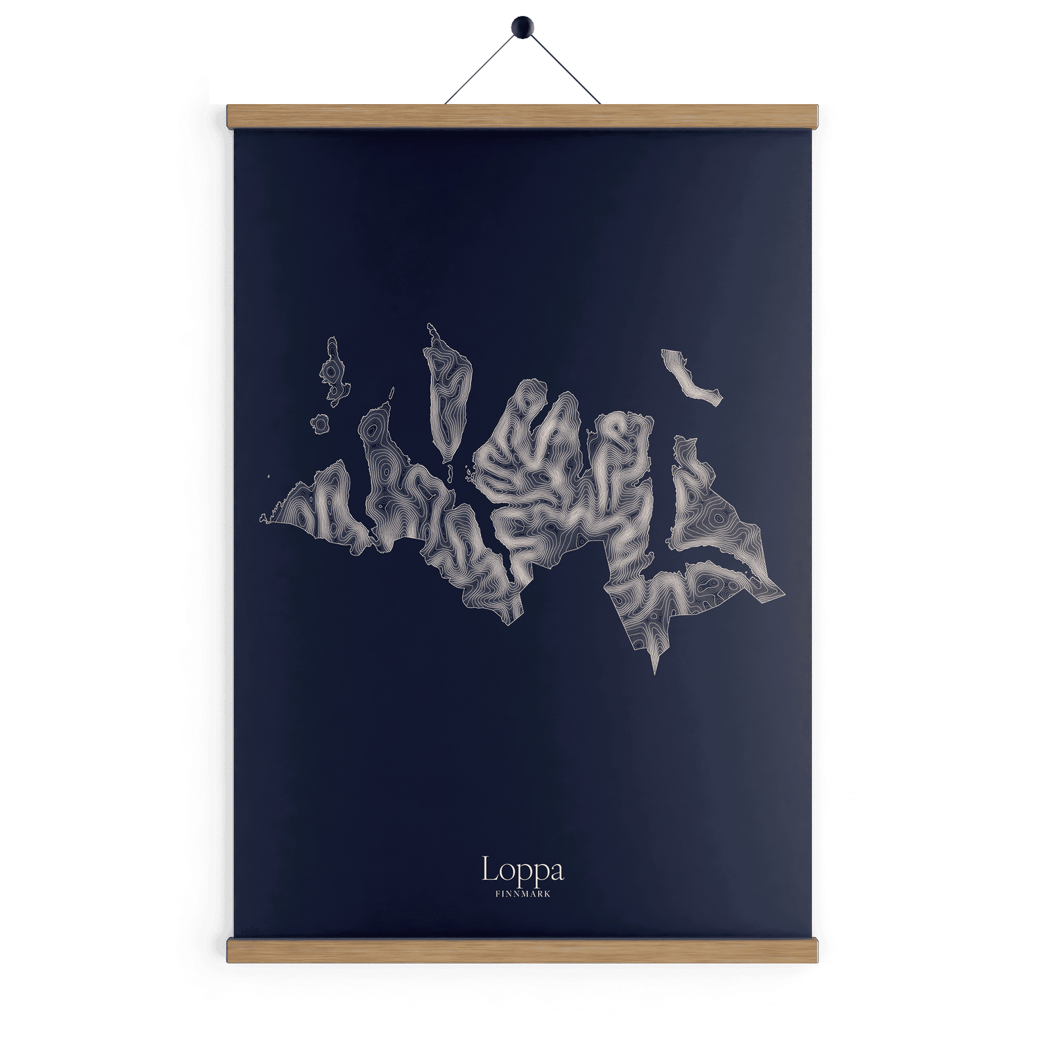 Loppa kotekart - Vinternatt
