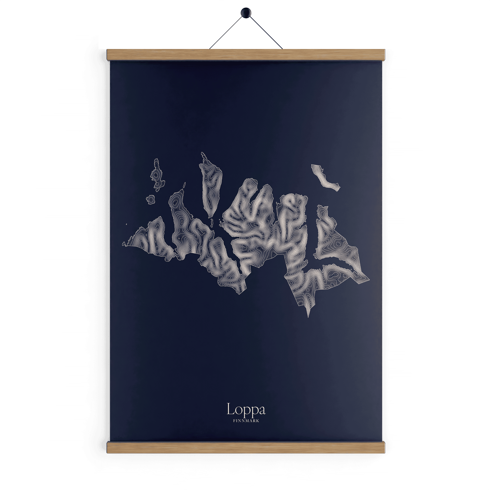 Loppa kotekart - Vinternatt