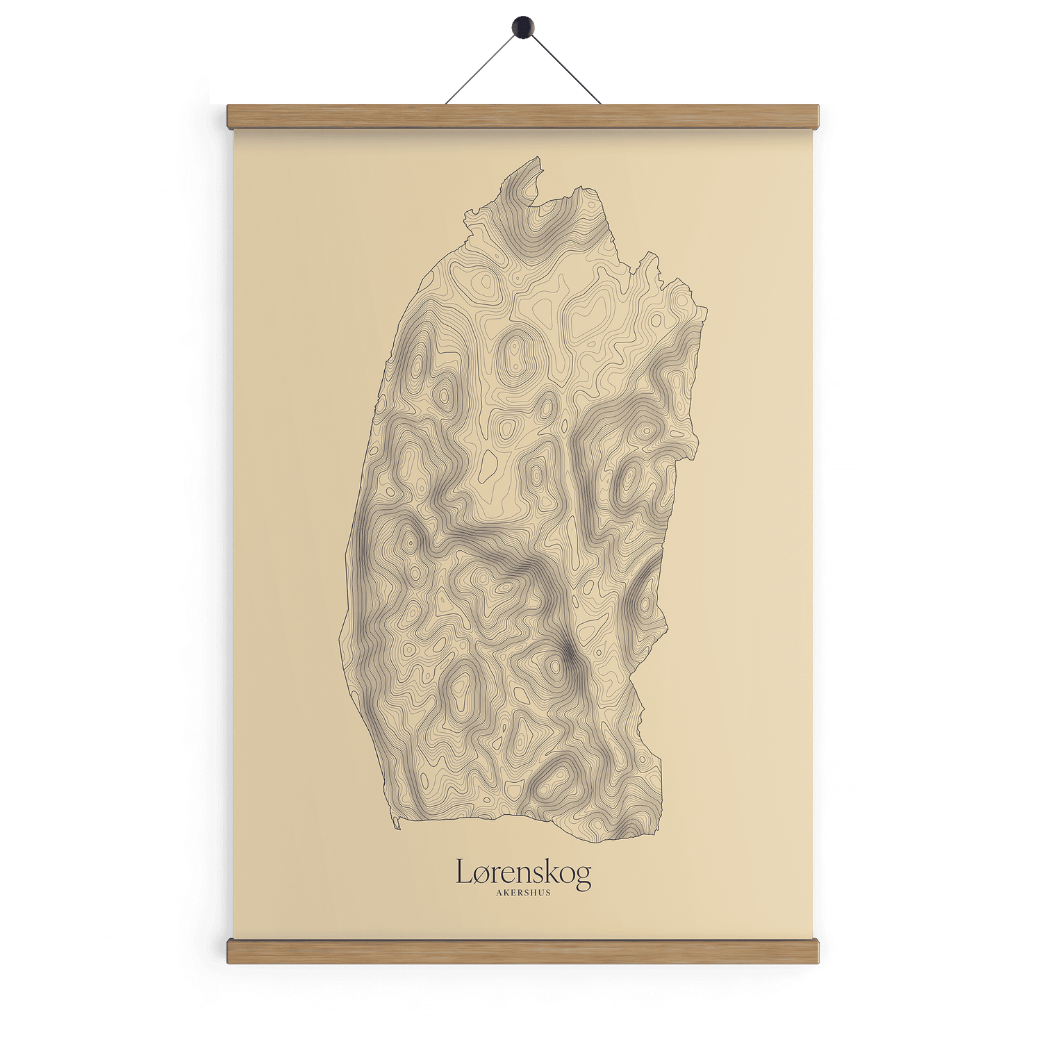 Lørenskog kotekart - Sandstein