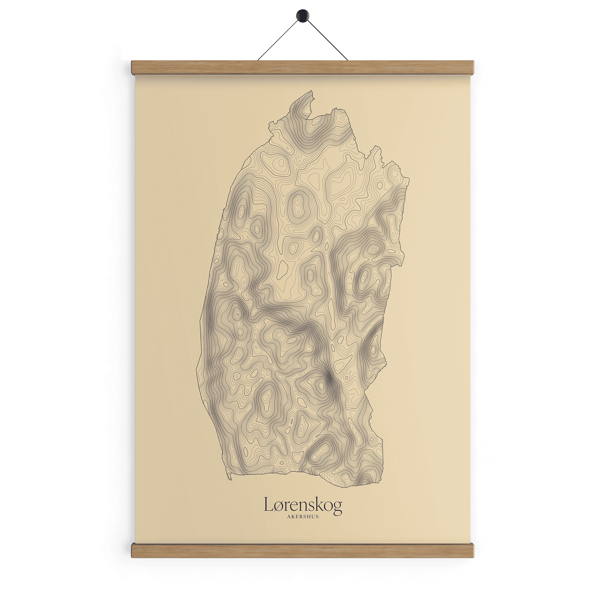 Lørenskog kotekart - Sandstein