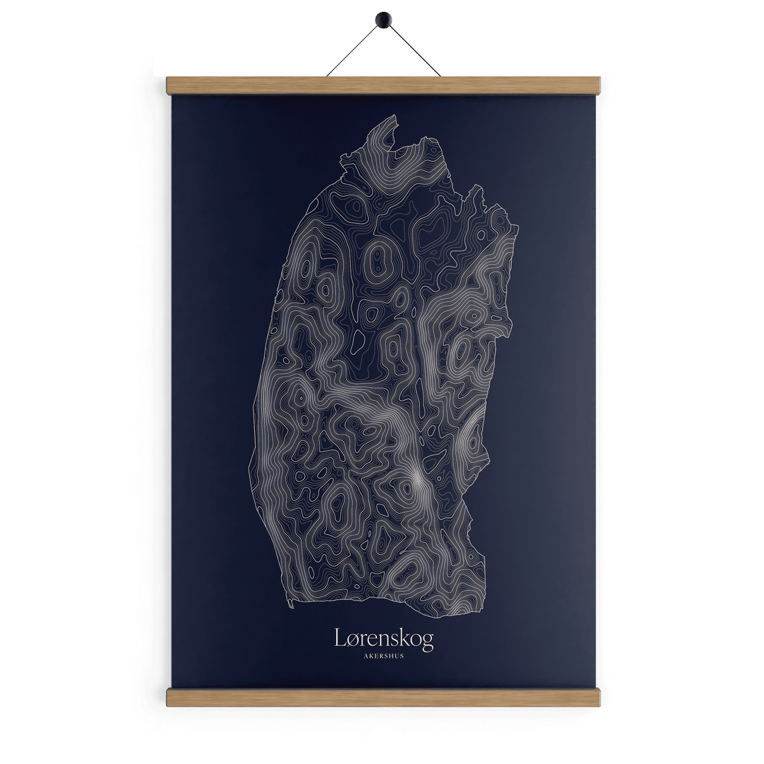 Lørenskog kotekart - Vinternatt
