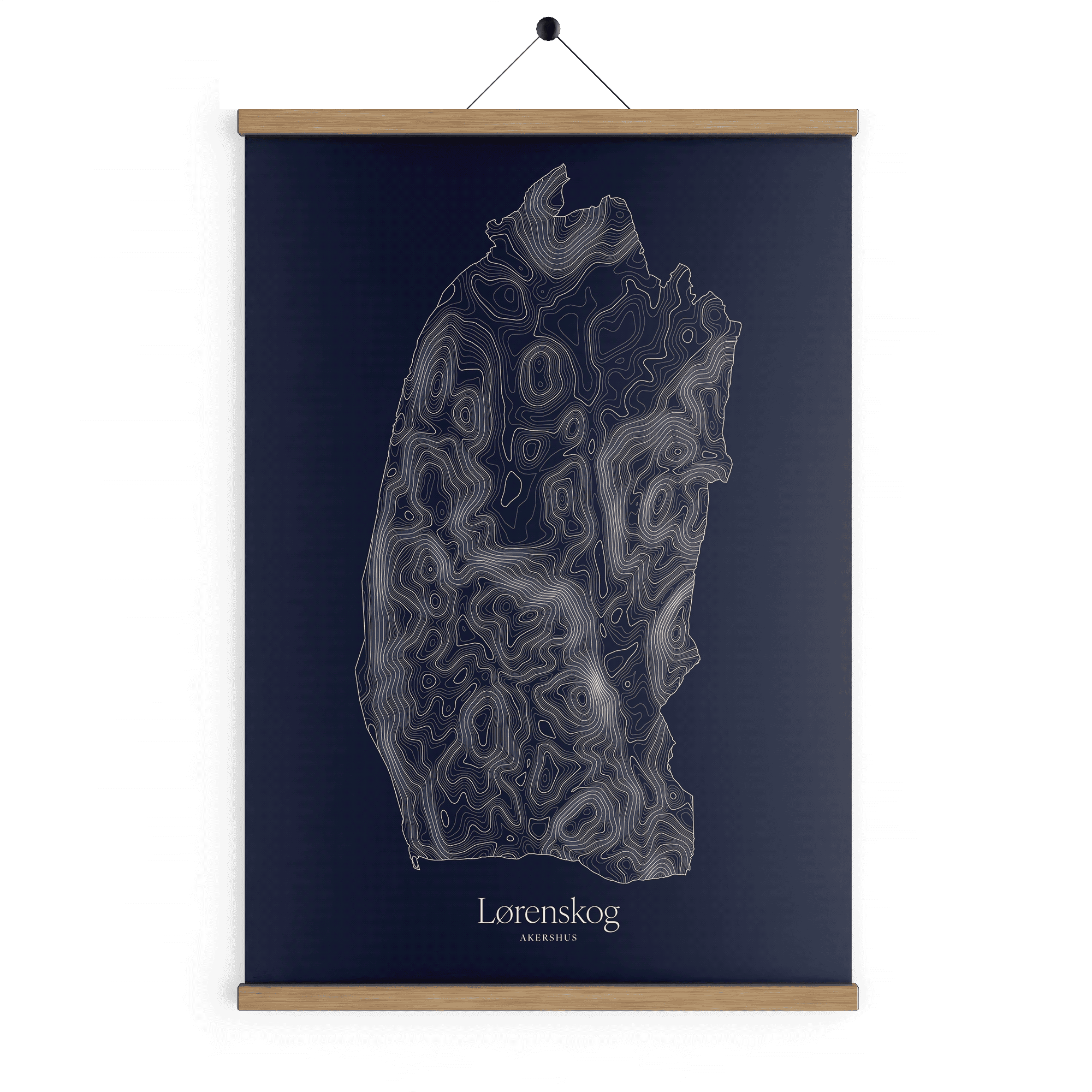 Lørenskog kotekart - Vinternatt