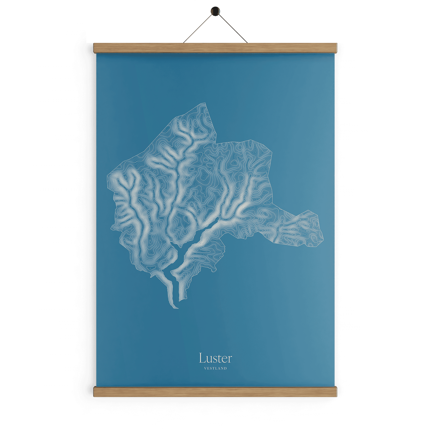 Luster kotekart - Himmelblå