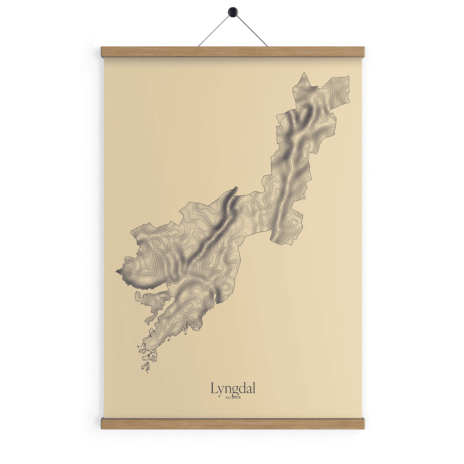 Lyngdal kotekart - Sandstein