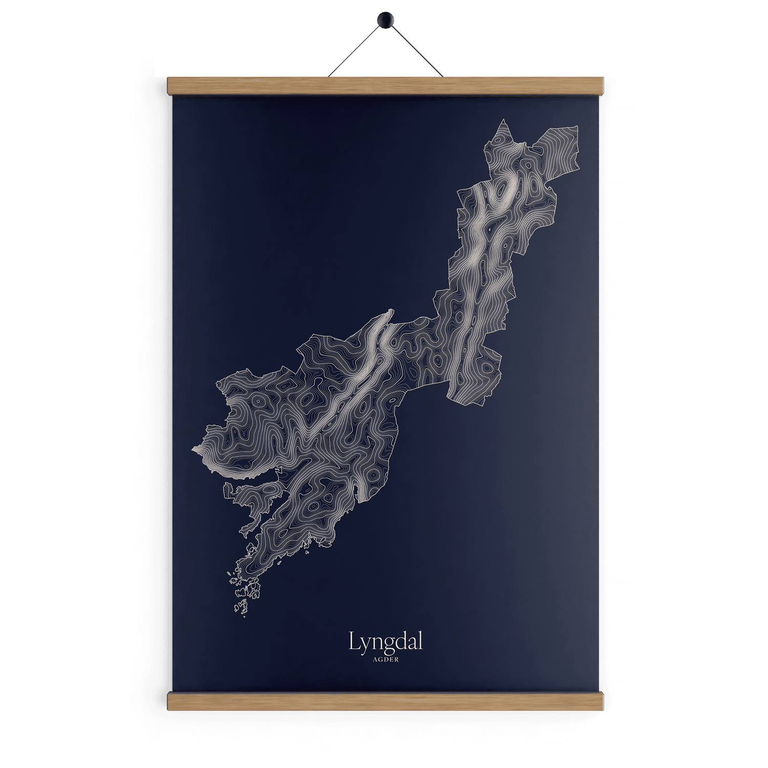 Lyngdal kotekart - Vinternatt