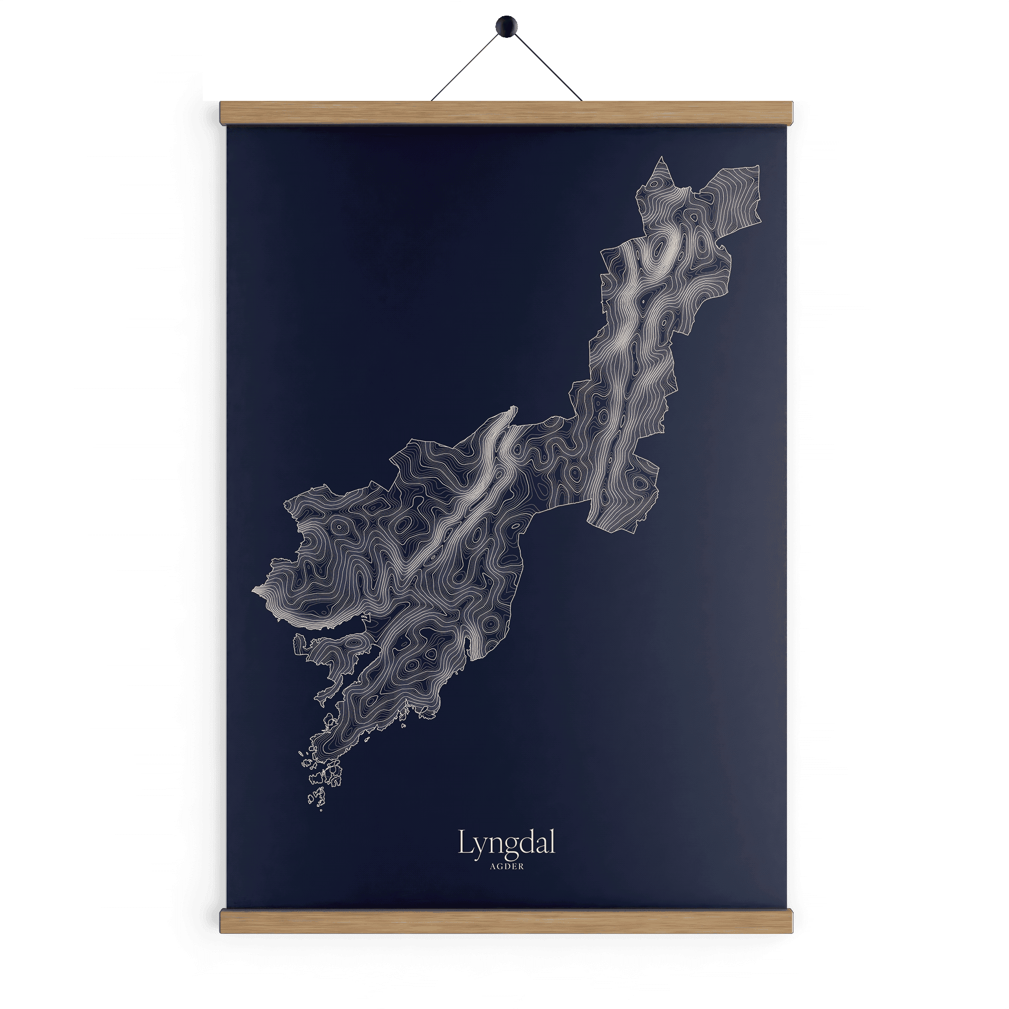 Lyngdal kotekart - Vinternatt