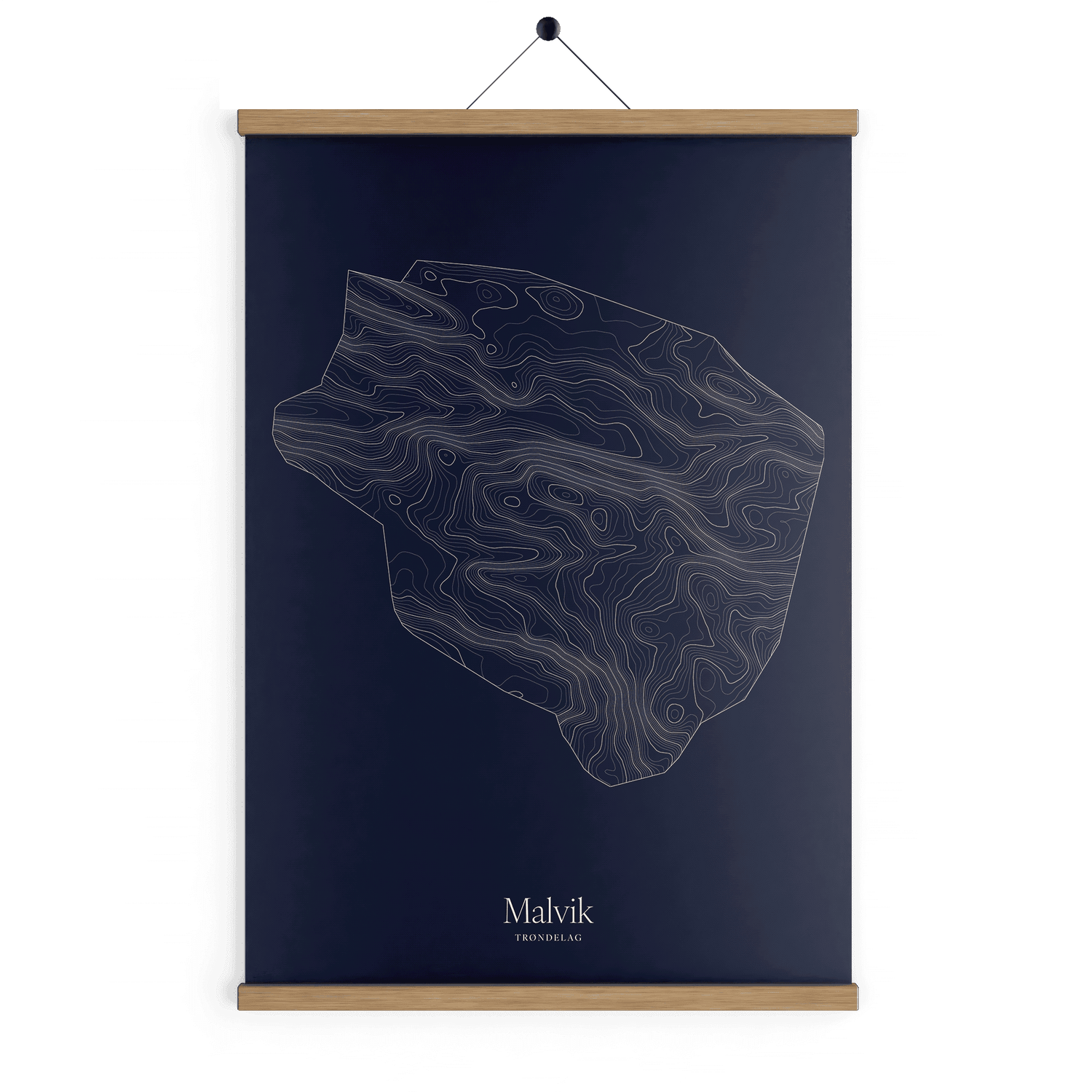 Malvik kotekart - Vinternatt