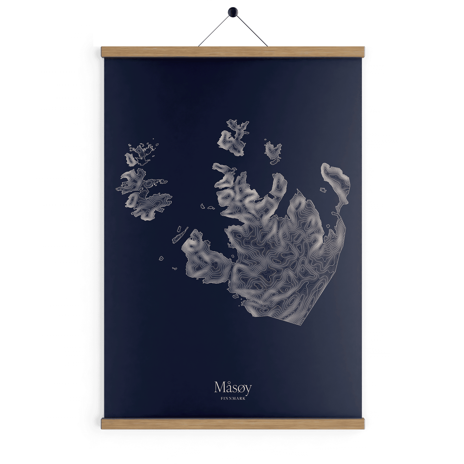 Måsøy kotekart - Vinternatt