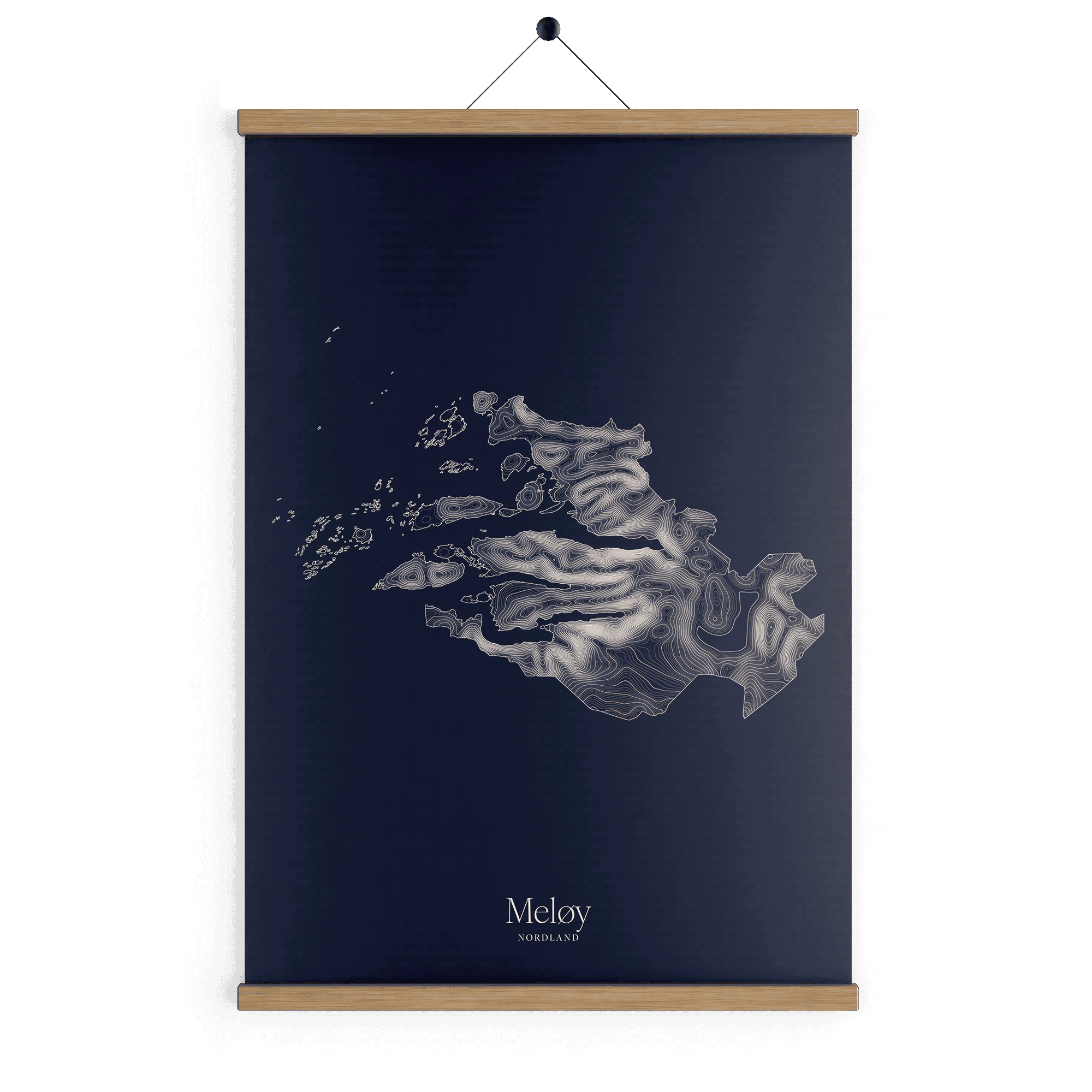Meløy kotekart - Vinternatt