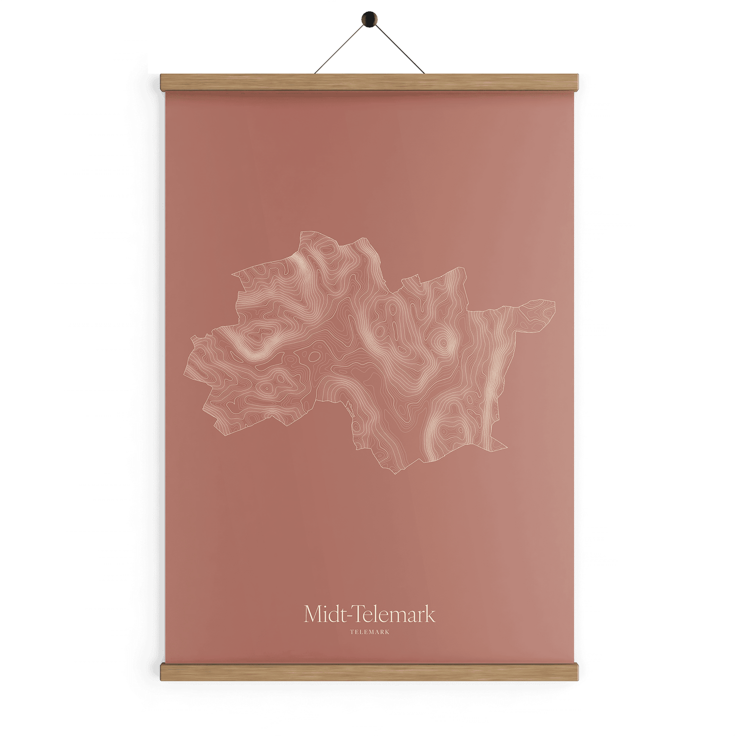 Midt-Telemark kotekart - Rustrød