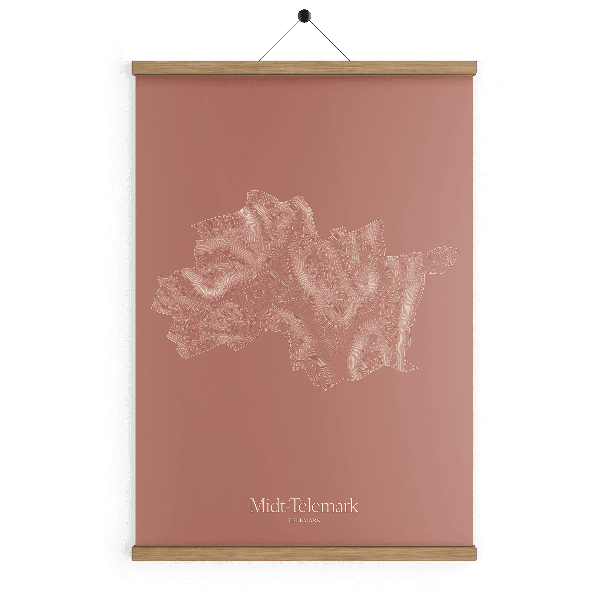 Midt-Telemark kotekart - Rustrød