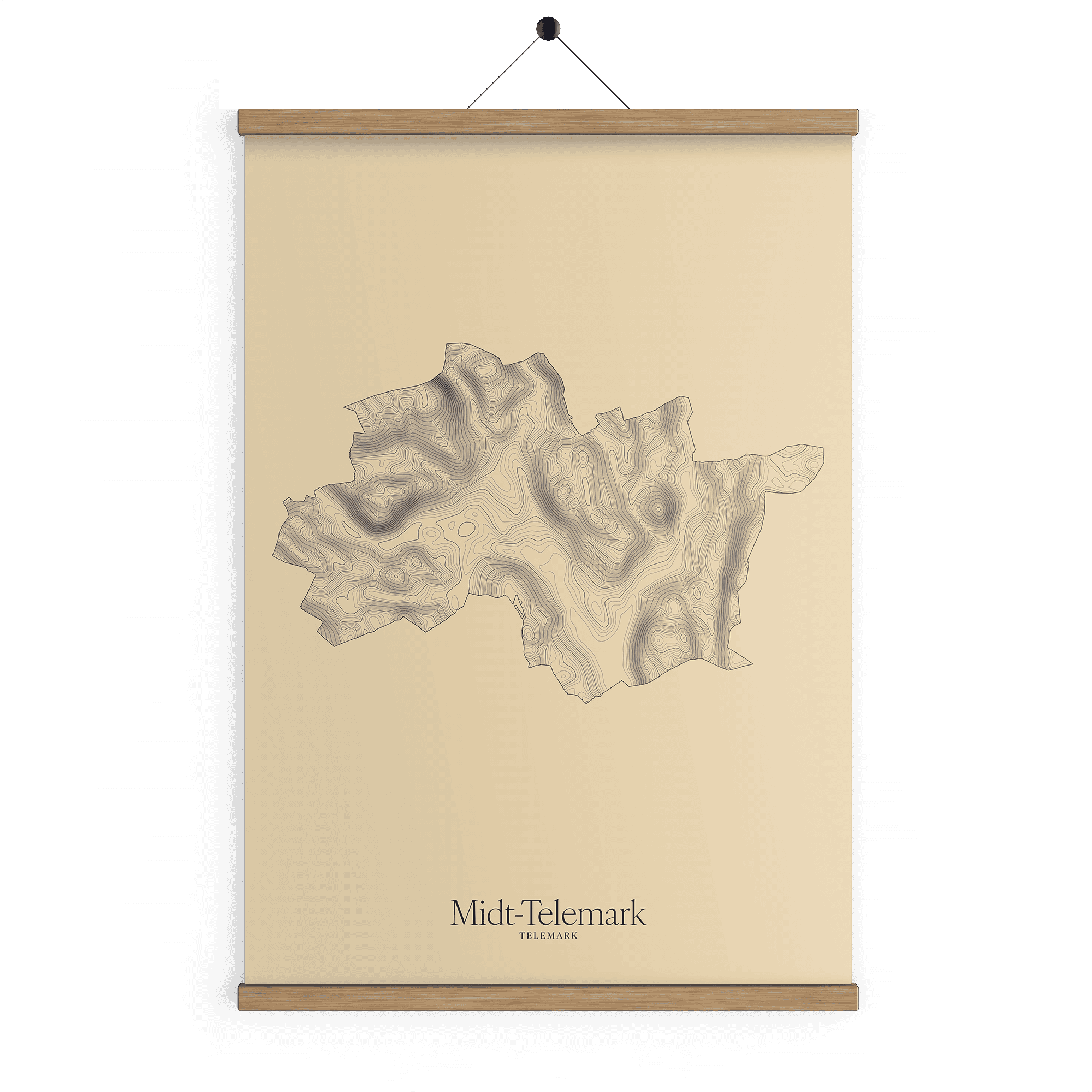 Midt-Telemark kotekart - Sandstein
