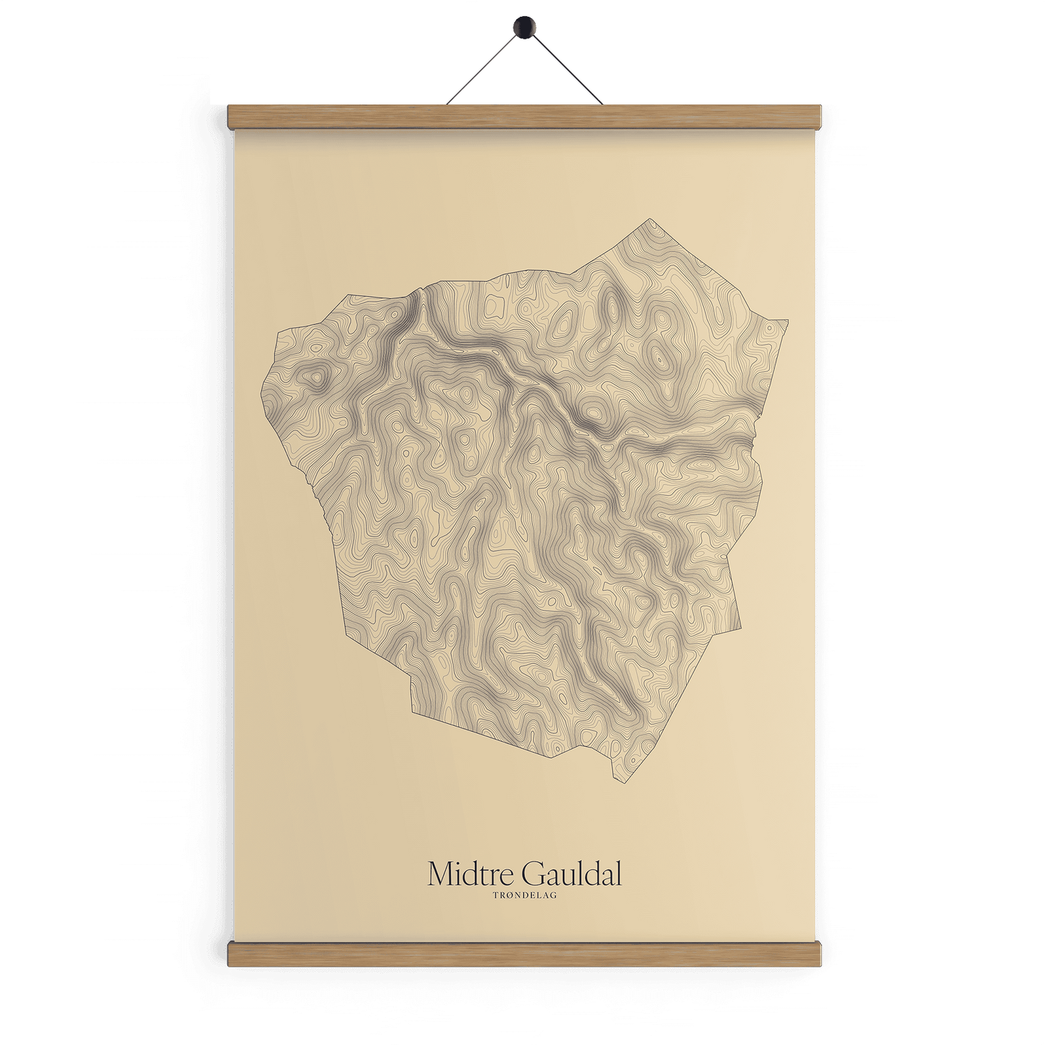 Midtre Gauldal kotekart - Sandstein