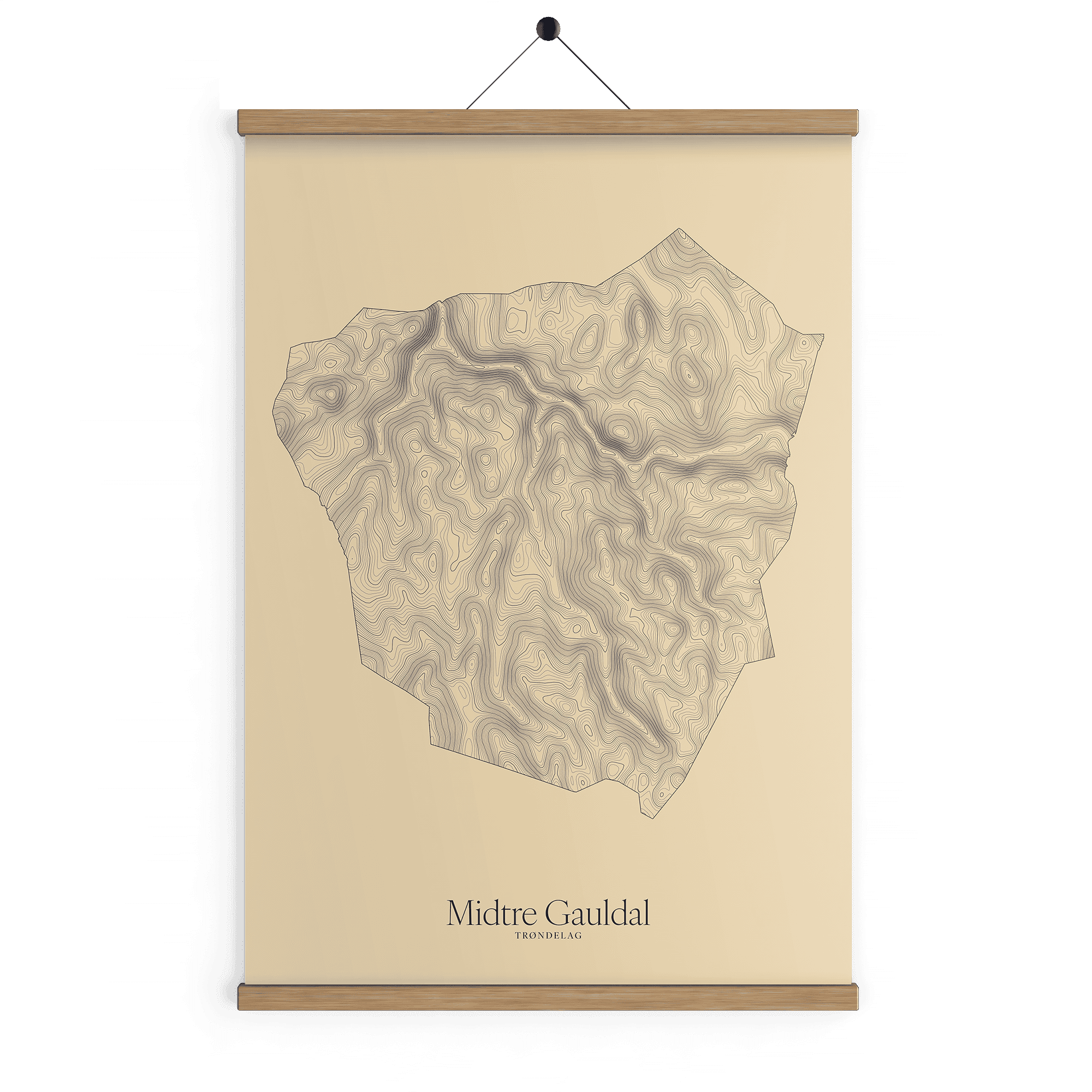 Midtre Gauldal kotekart - Sandstein