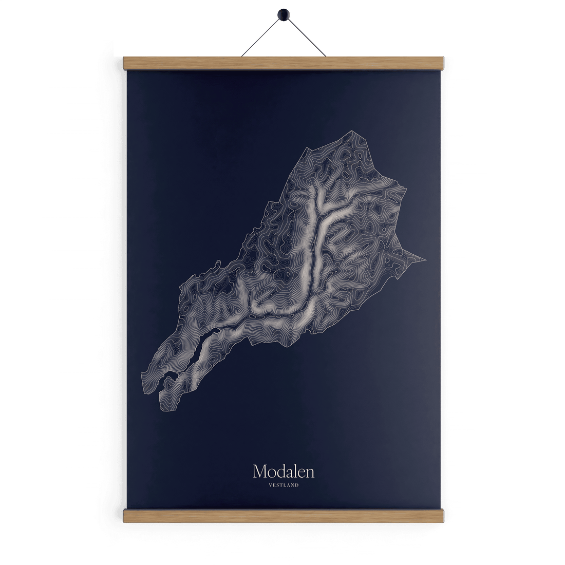 Modalen kotekart - Vinternatt