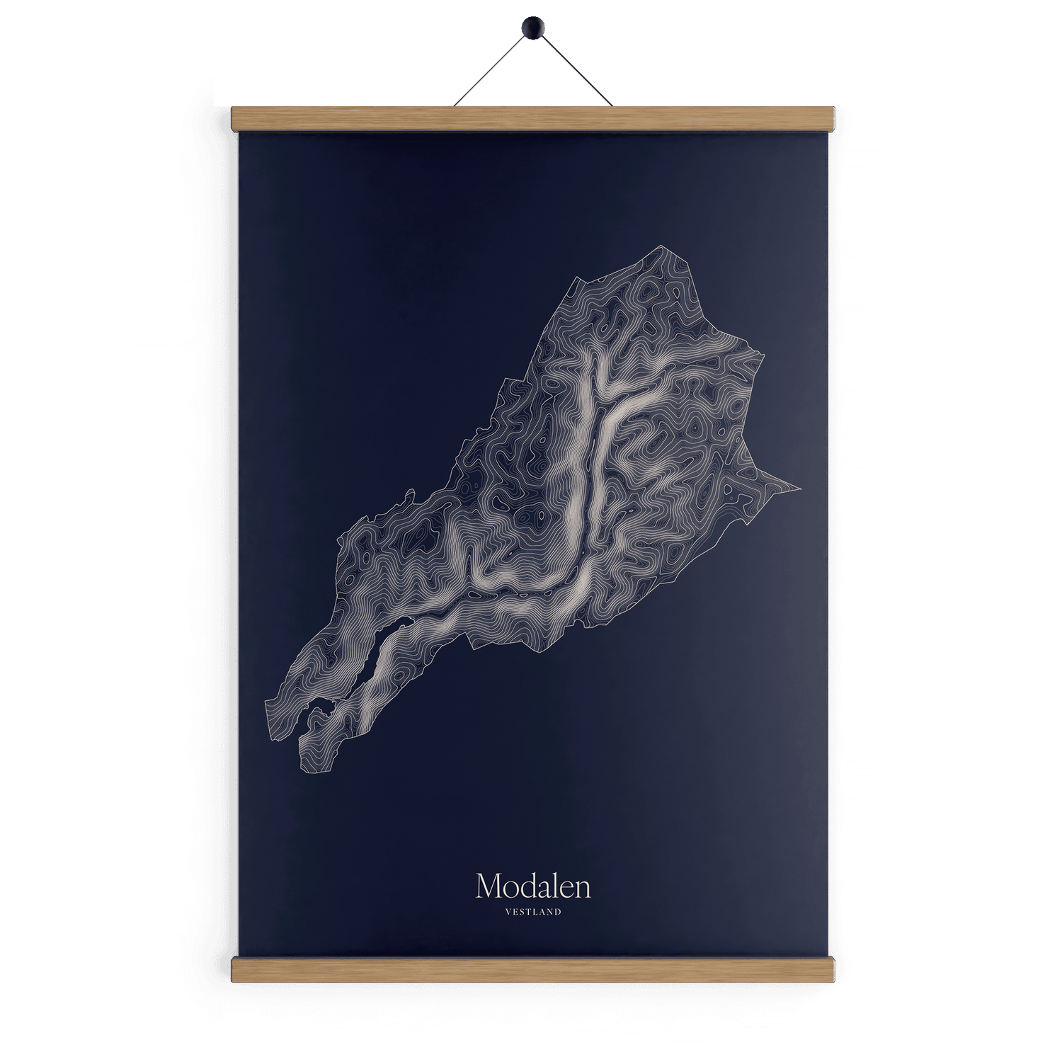 Modalen kotekart - Vinternatt