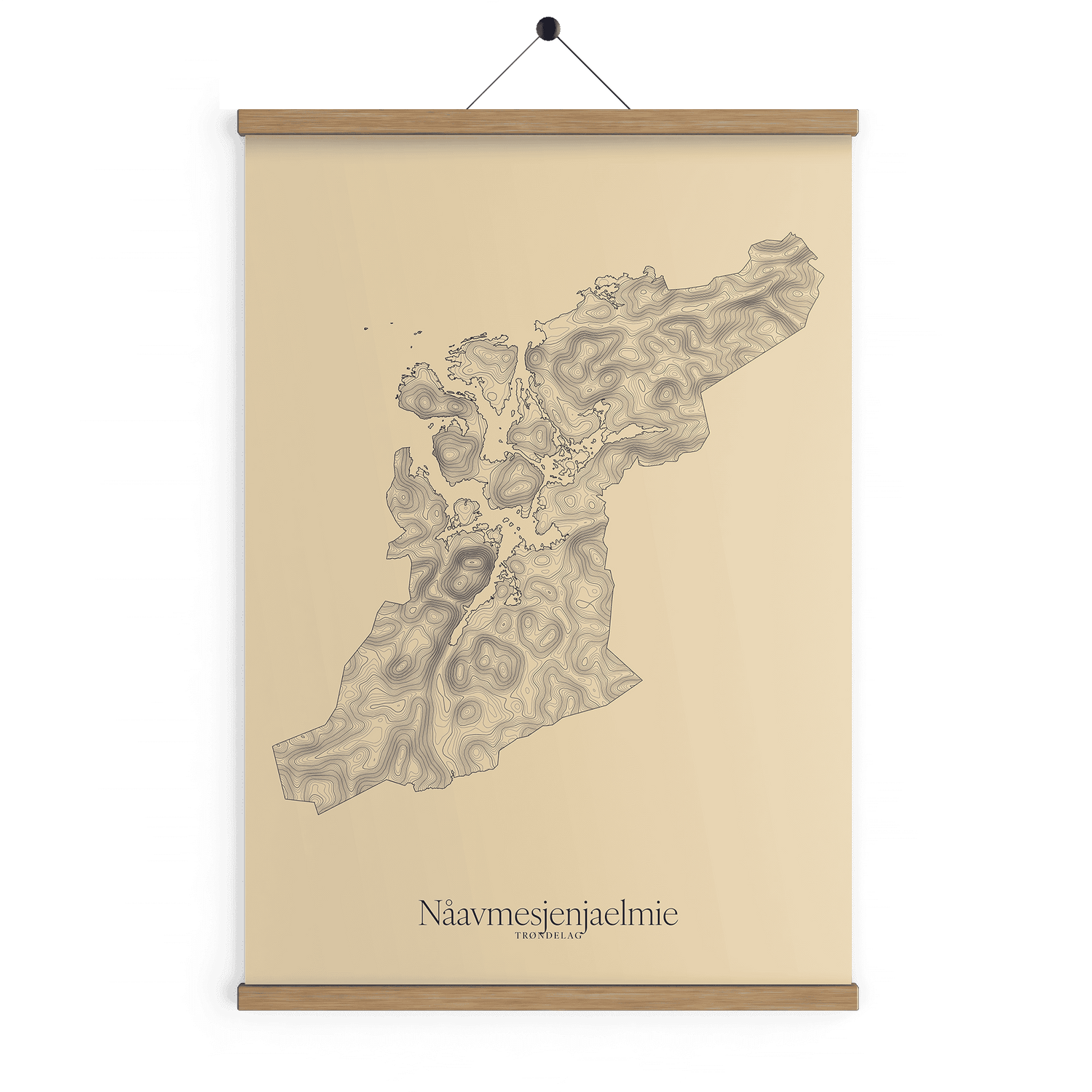 Nåavmesjenjaelmie kotekart - Sandstein