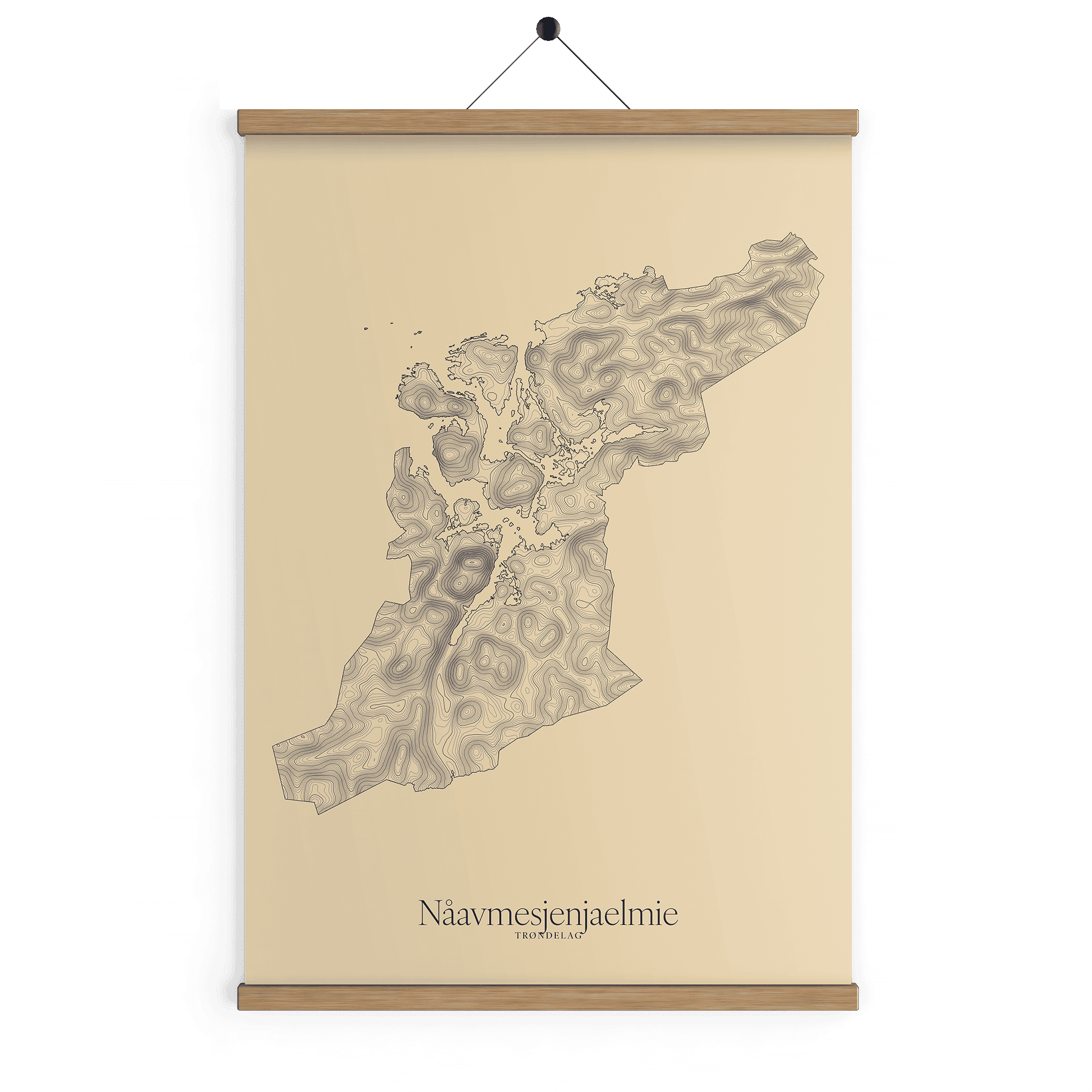 Nåavmesjenjaelmie kotekart - Sandstein