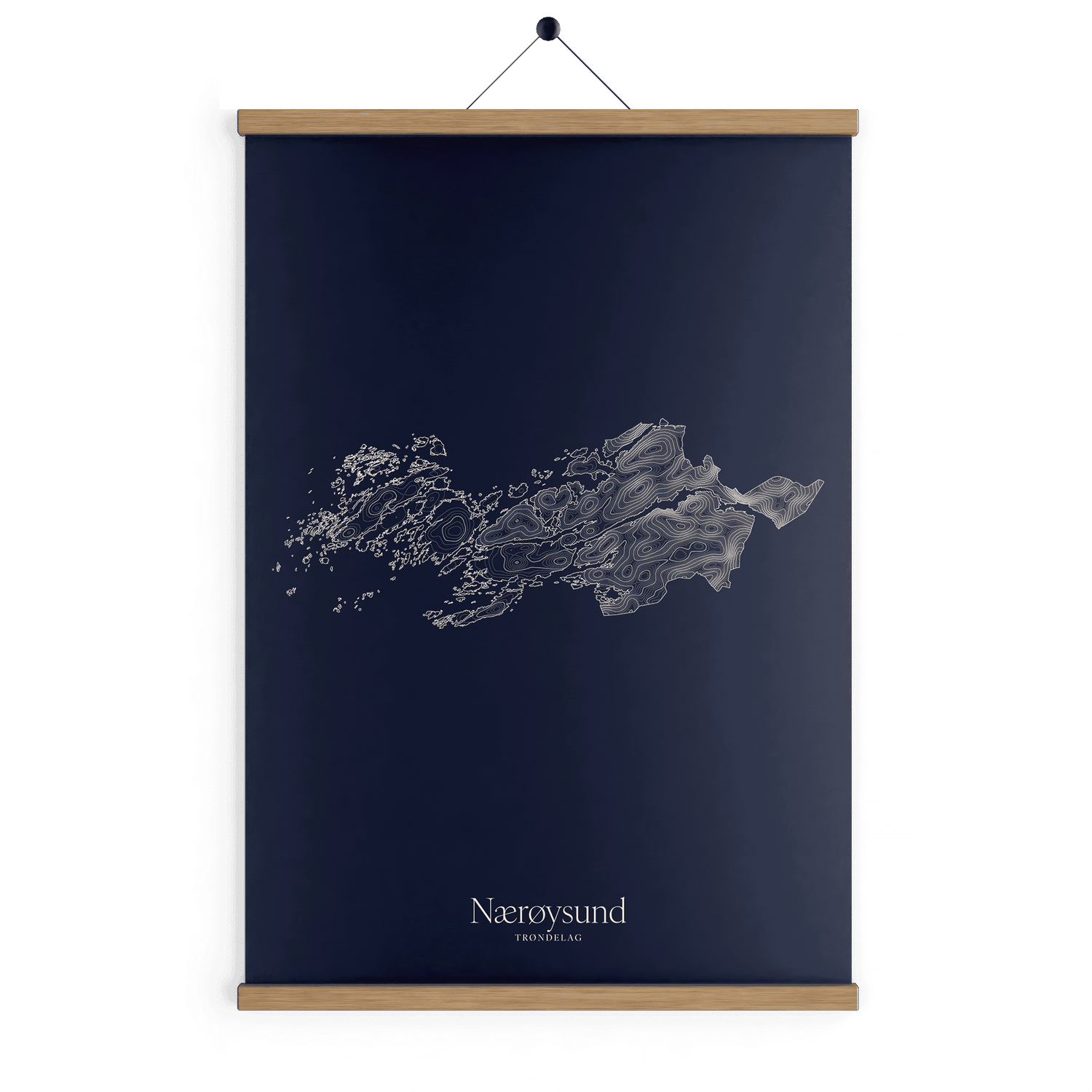 Nærøysund kotekart - Vinternatt